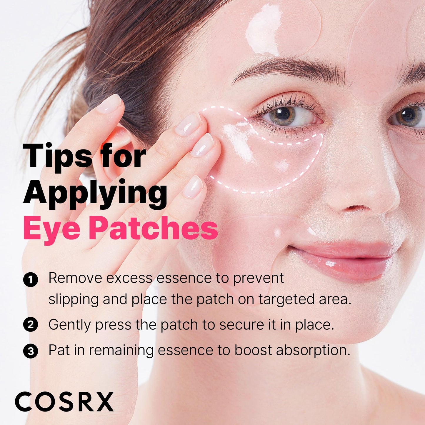 COSRX Limited Pink Edition Pink Peptides Collagen Hydrogel Eye Patch – Valentine’s Day Gifts for