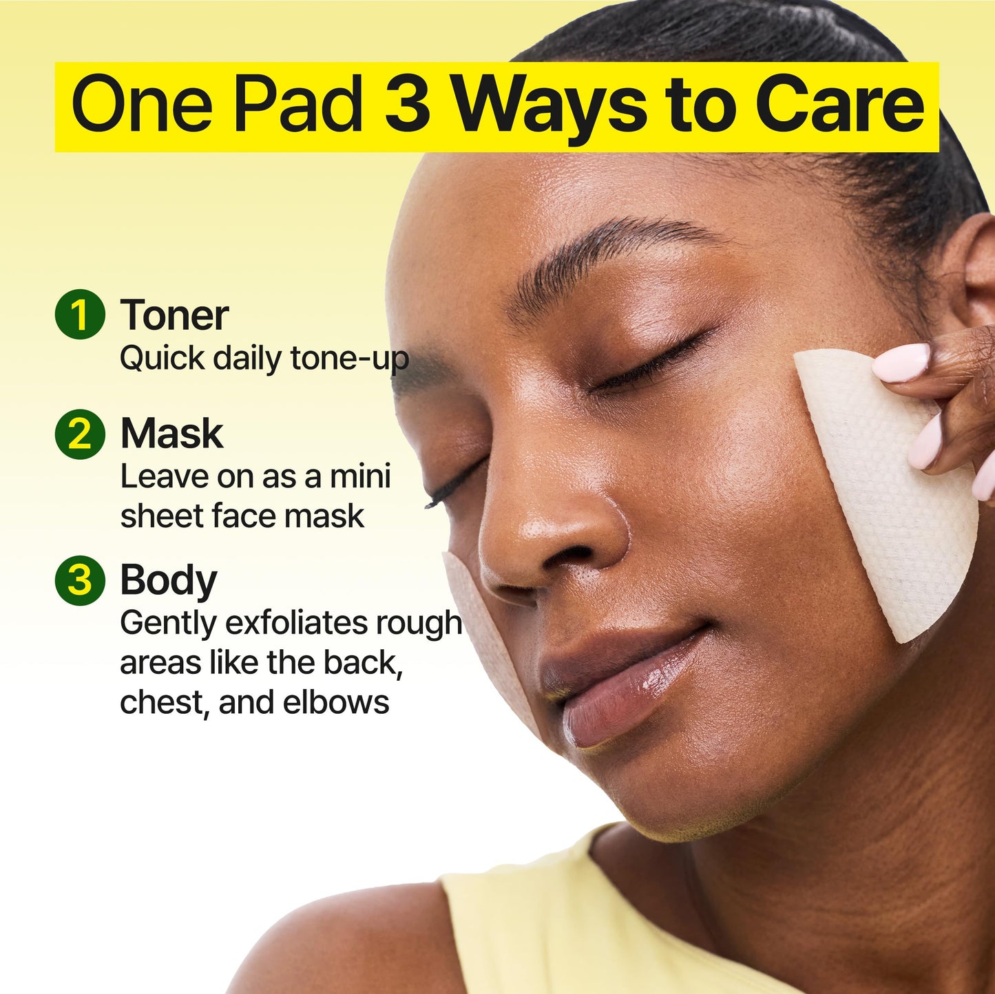 GOODAL Green Tangerine VITA C Toner Pads [Advanced Ver.] - Dark Spot Care Pads for Clear, Radiant