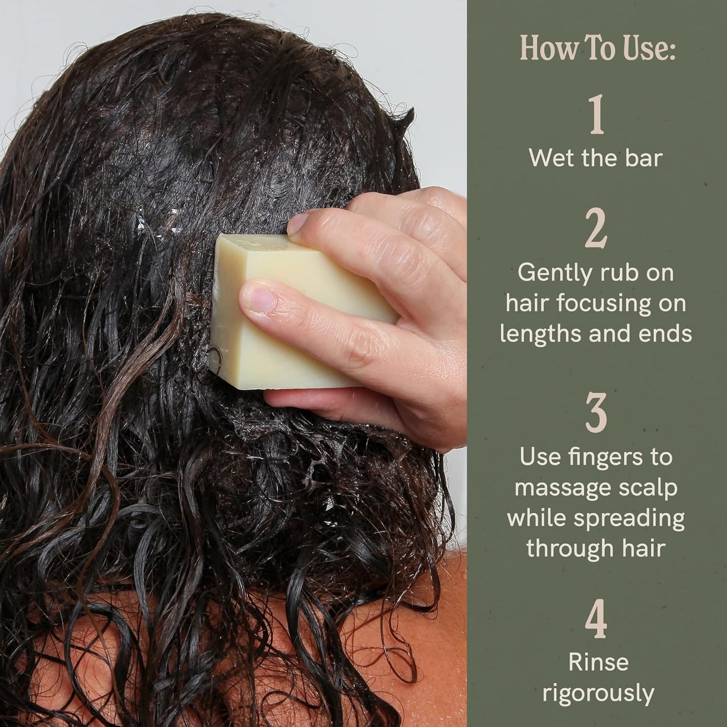 J·R·LIGGETT'S Conditioner Bar - Original Formula, All Natural Hair Conditioner with Coconut Oil & Cocoa Butter - Sulfate Free, Gmo Free, Plant-Based Ingredients for Soft & Smooth Hair, 1.75oz - 1 Pack