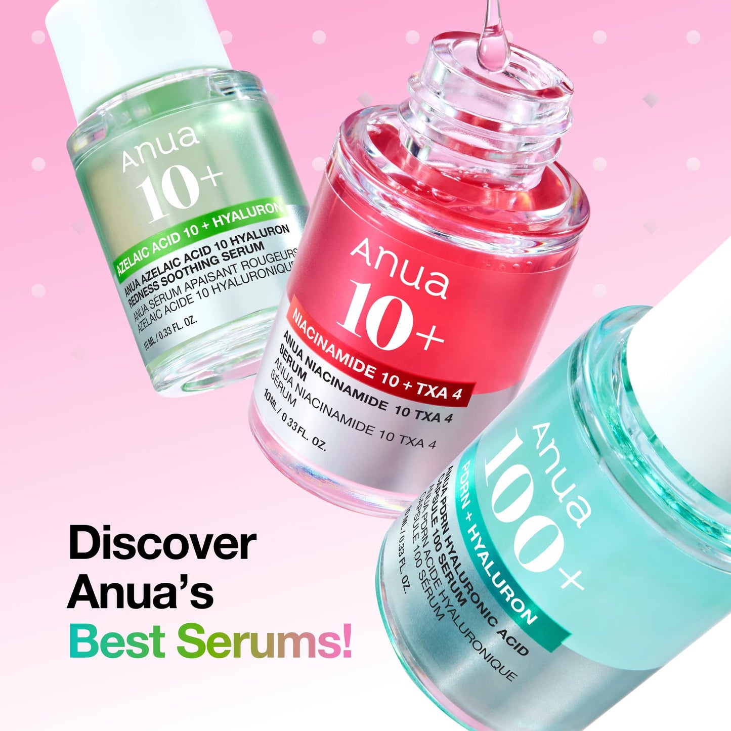 Anua Serum Discovery Trio Kit, 0.33 fl.oz x 3ea