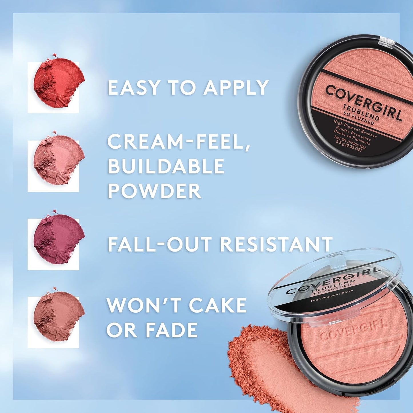 COVERGIRL So Flushed High Pigment Blush, Temptation
