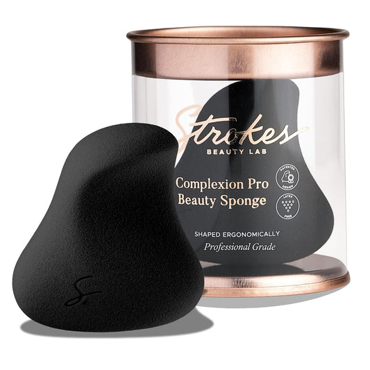 Original Beauty Blender Makeup Sponge Applicator for Powder, Cream & Liquid, Beauty Tools Puff, Streak Free Application, Vegan, Cruelty Free Made in USA, Black