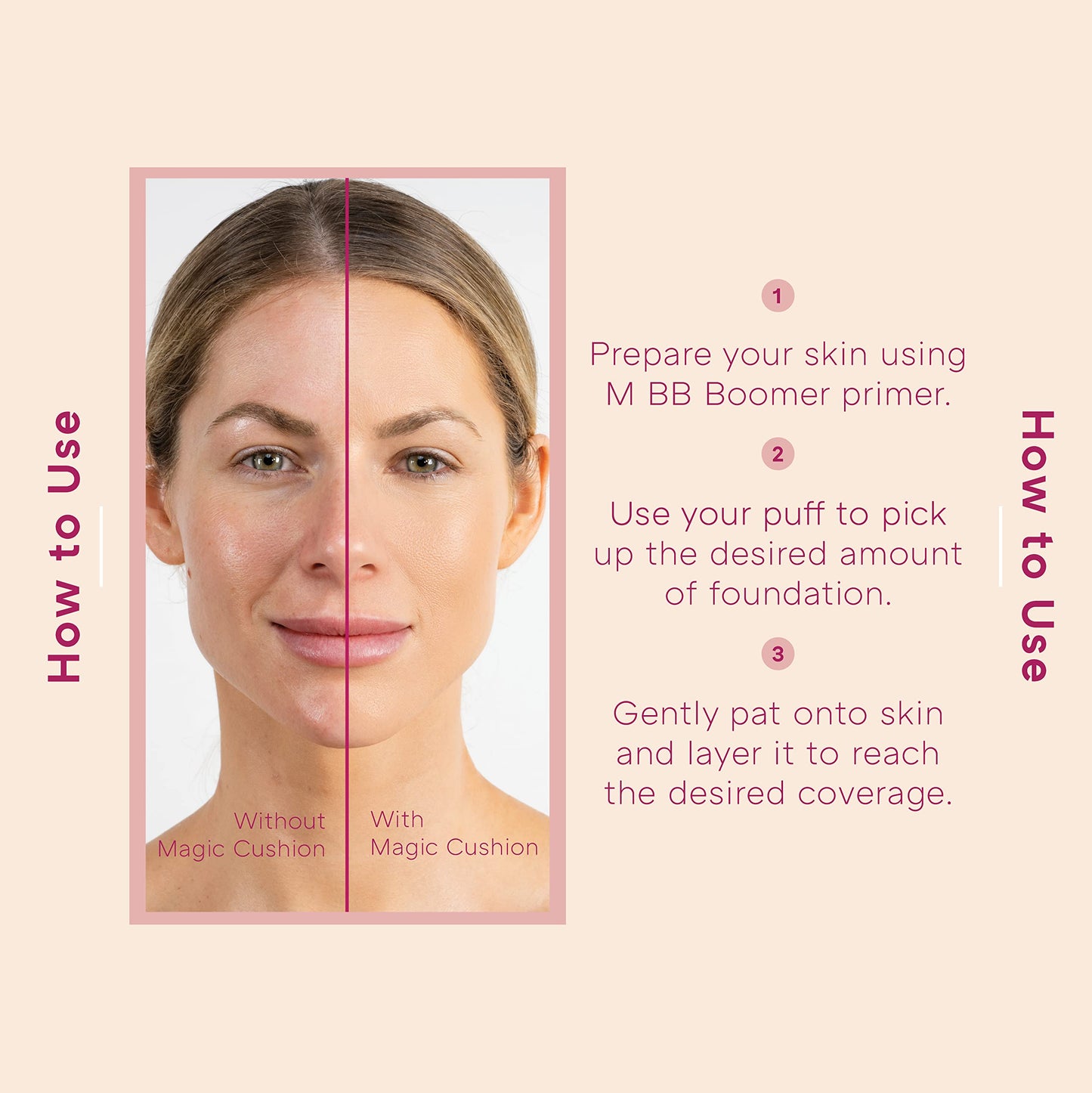 MISSHA Magic Cushion Foundation No.23 Natural Beige, Dewy Coverage