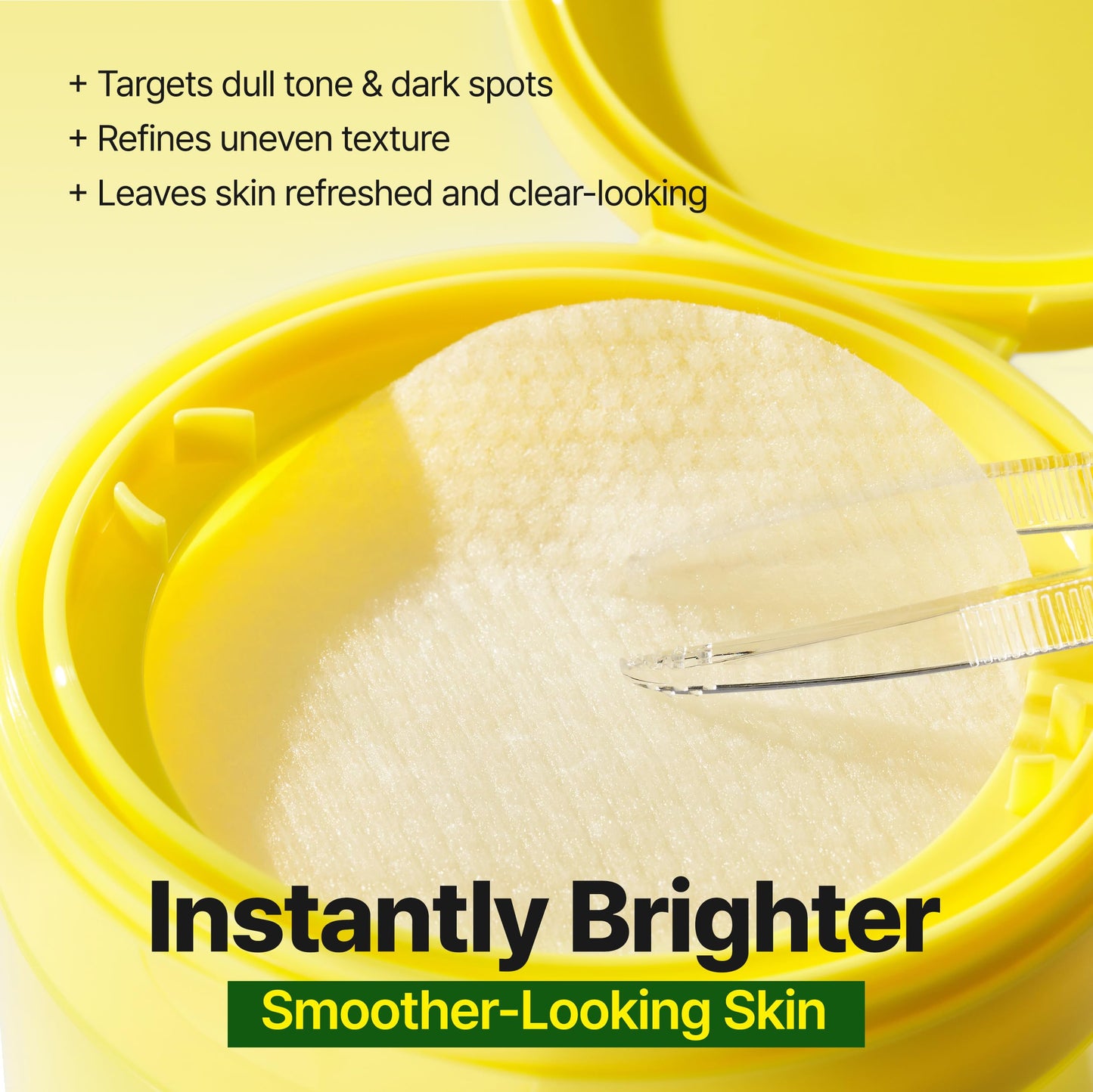 GOODAL Green Tangerine VITA C Toner Pads [Advanced Ver.] - Dark Spot Care Pads for Clear, Radiant