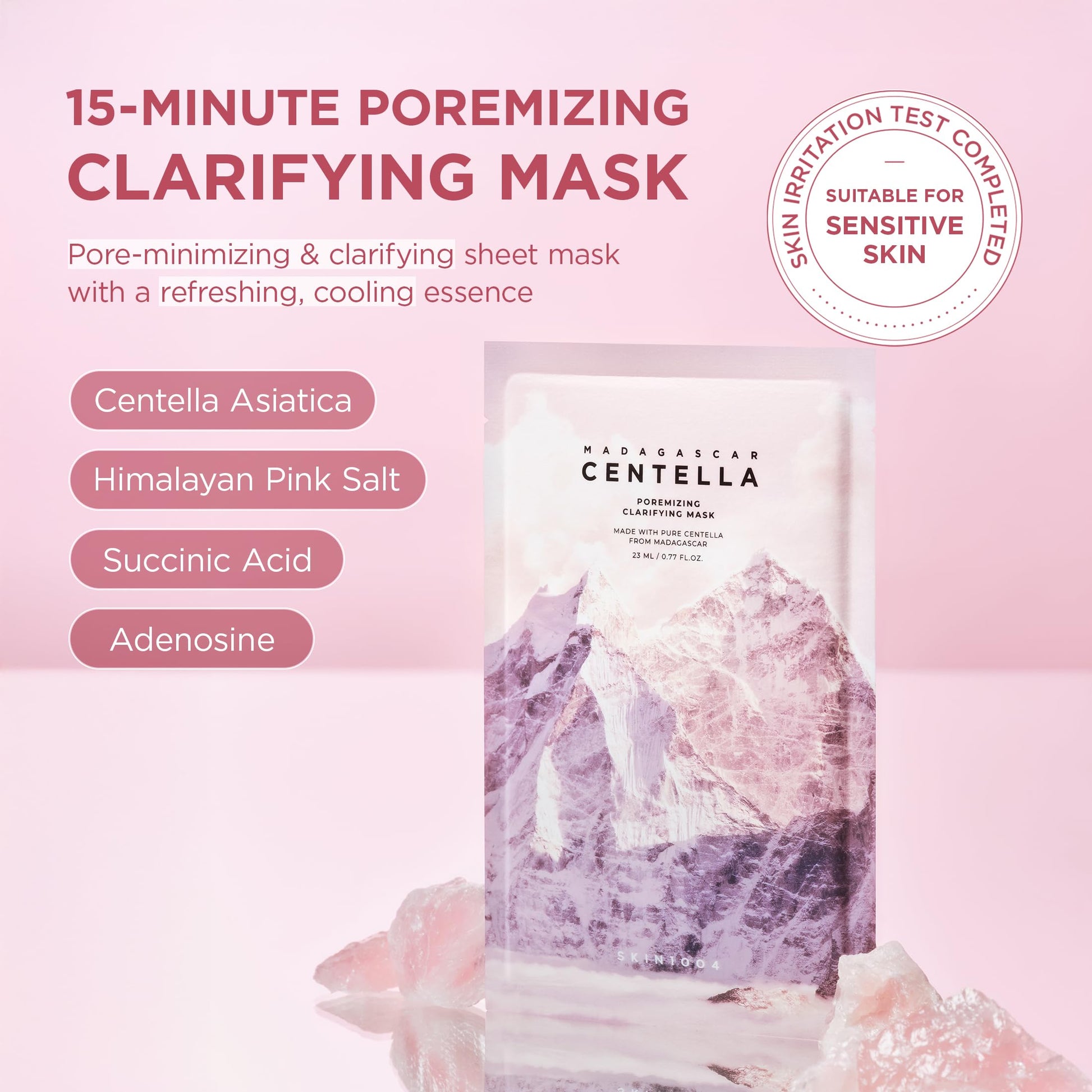 SKIN1004 Poremizing Clarifying Mask, Face Mask Skincare for Pore Elasticity, Pore Minimizer for