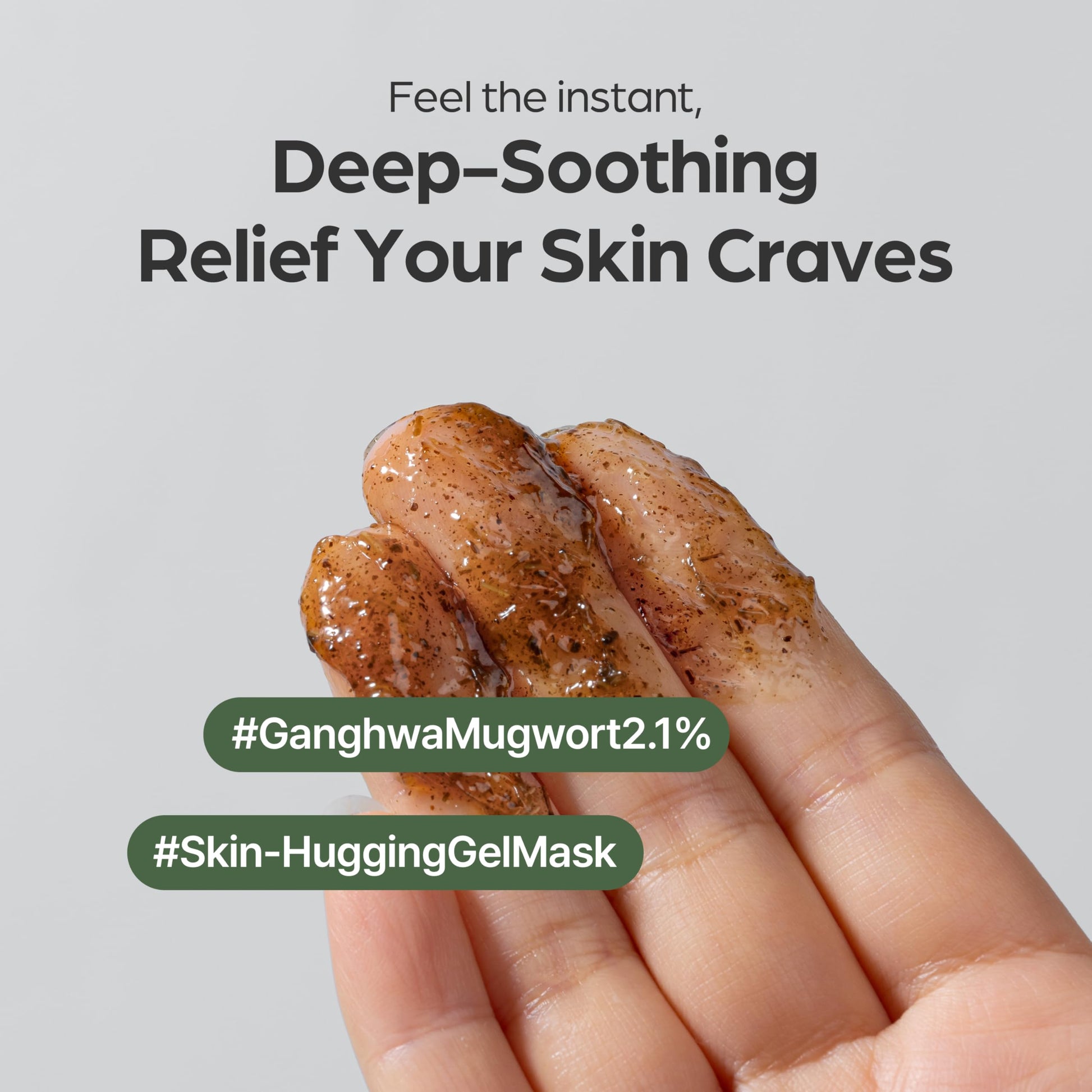 I'm from Mugwort Mask, Wash-Off Calming Face Mask with Mugwort Extract, Cooling & Soothing Care for