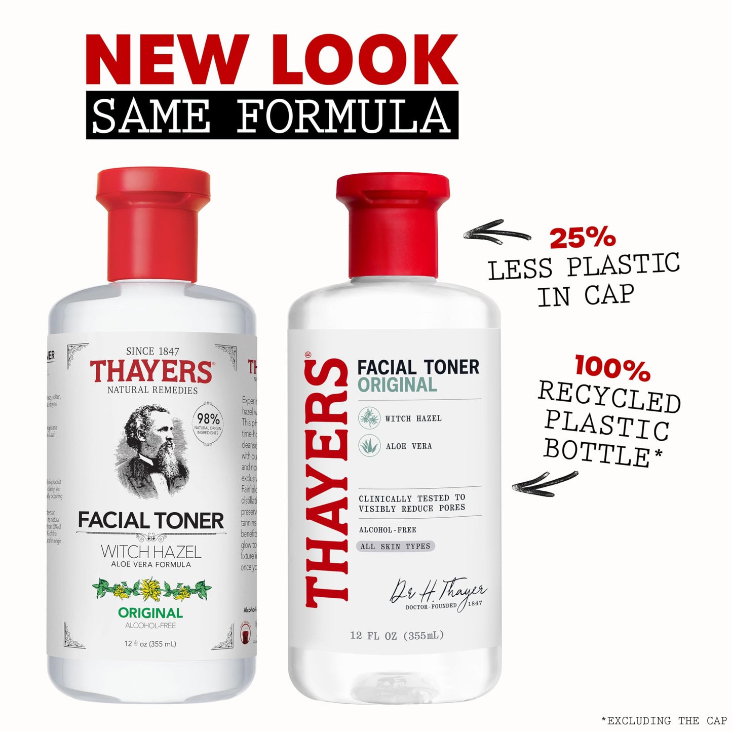 THAYERS Alcohol-Free, Hydrating Original Witch Hazel Facial Toner with Aloe Vera Formula, Vegan