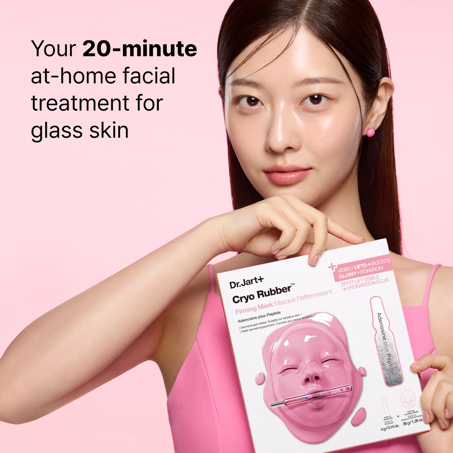 Dr.Jart+ Cryo Rubber Firming and Cooling Korean Face Mask with Adenosine and Peptides | Korean Skin
