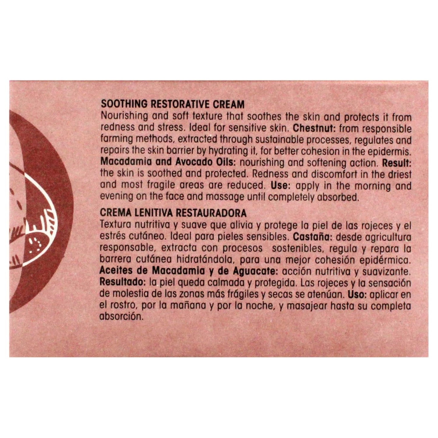 Soothing Restorative Cream - Face Moisturizer - Face Lotion for Stress Signs and Redness - Face Cream with Aloe, Macadamia, Avocado Oil - 1.7 oz