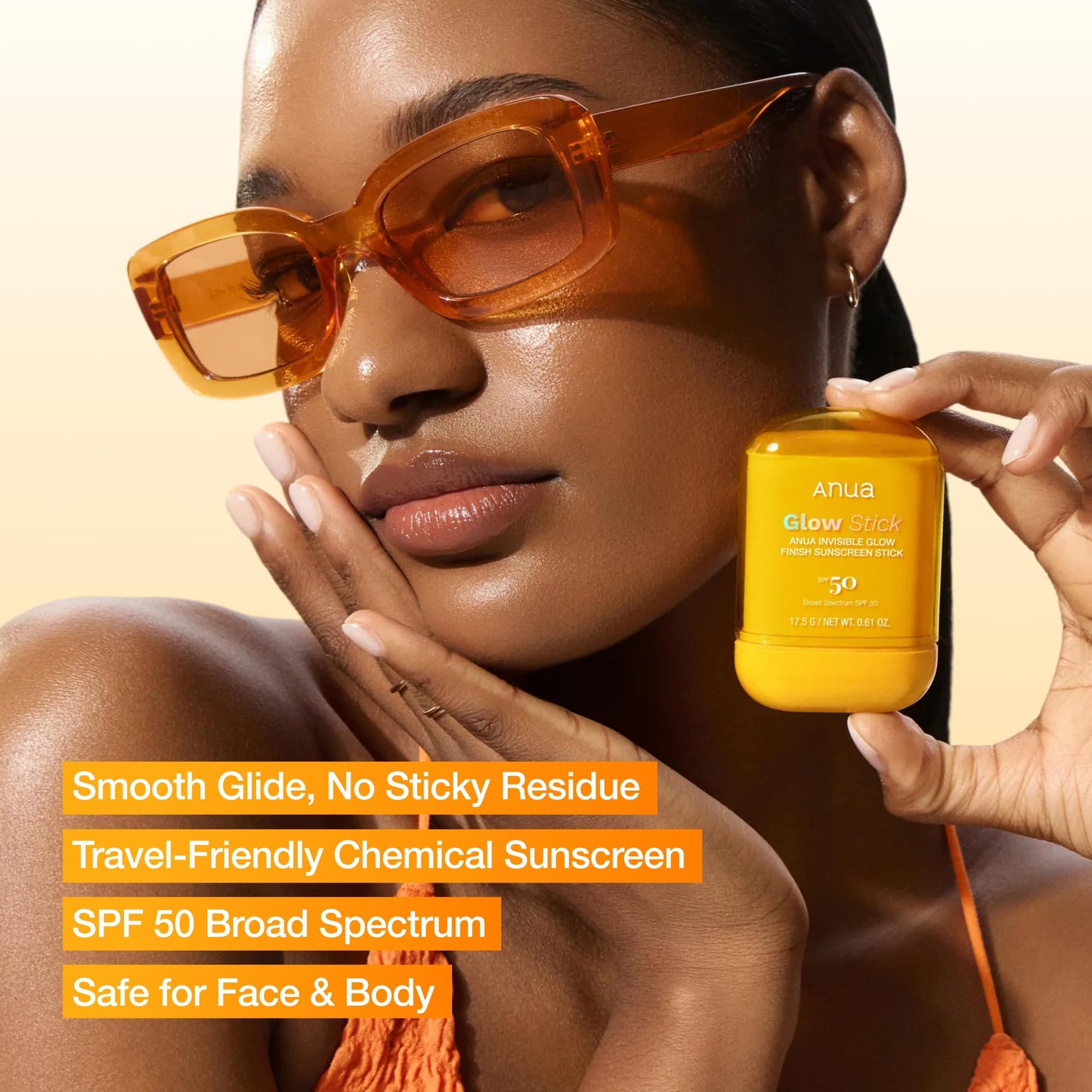 Anua Invisible Glow Sun Stick, 0.61 oz