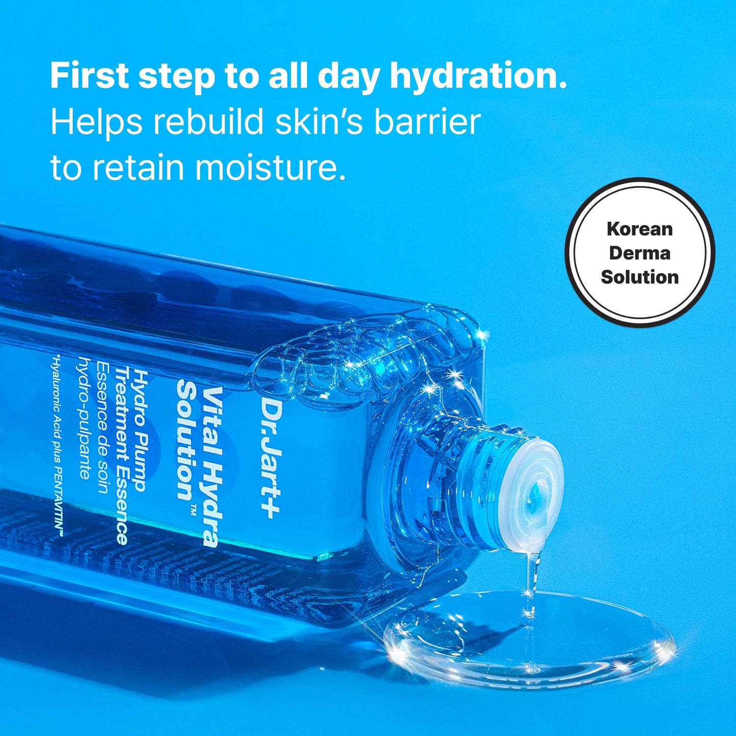 Dr.Jart+ Vital Hydra Solution Hydro Plump Treatment Korean Essence with Hyaluronic Acid for Glass