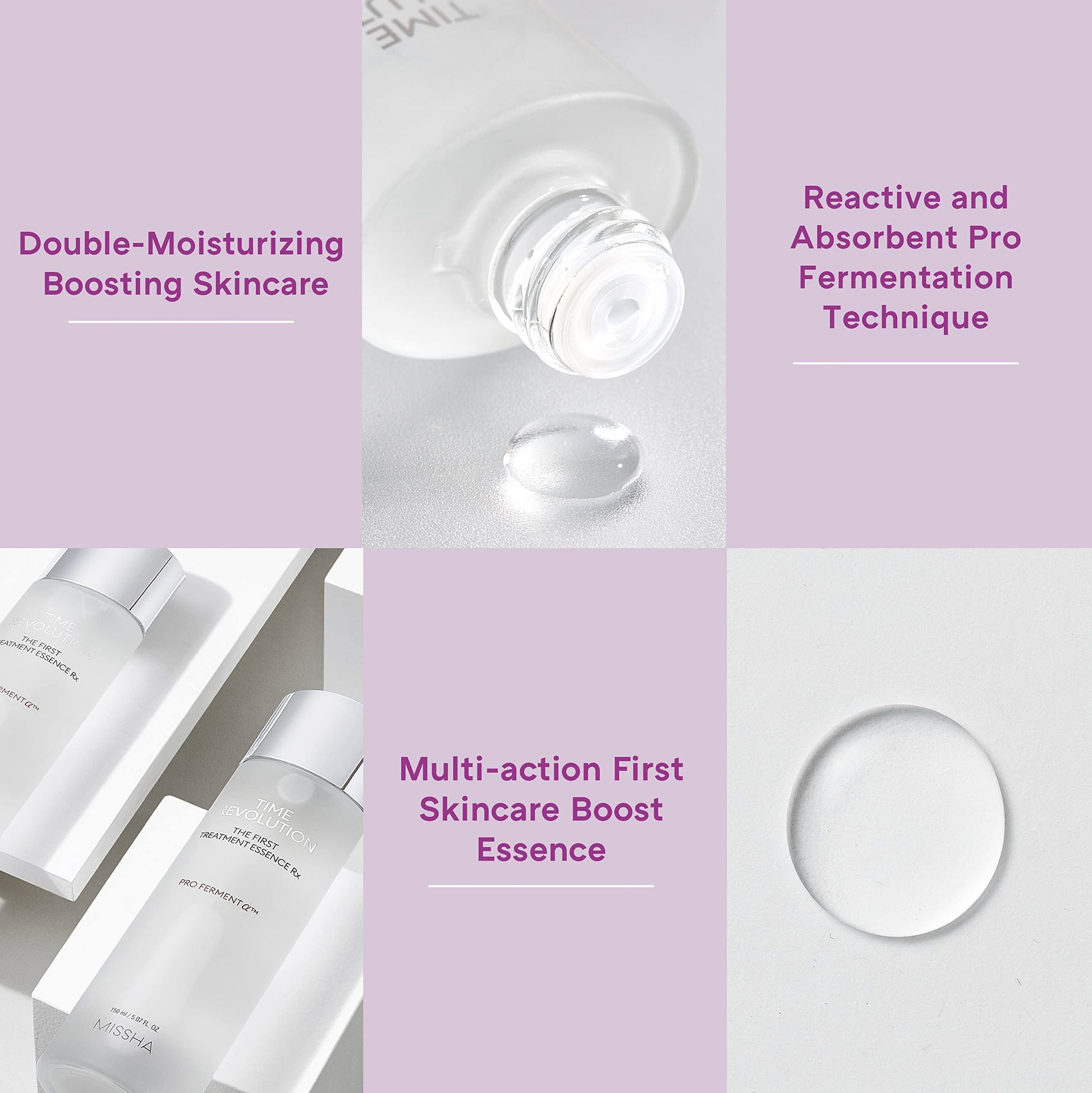 MISSHA Time Revolution The First Essence RX 5.07 oz, Korean Skin Care