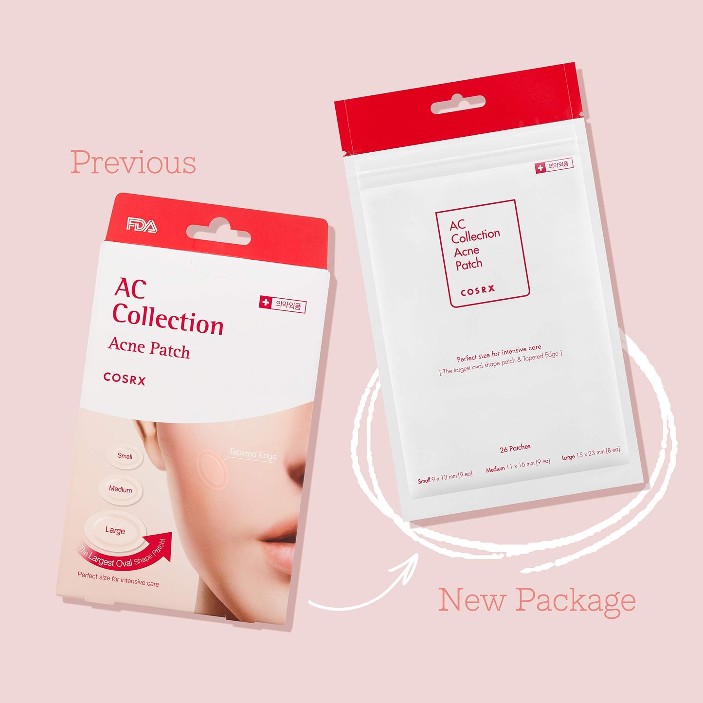 COSRX AC Collection Acne Patch, Centella Blemish Care (26 Count)
