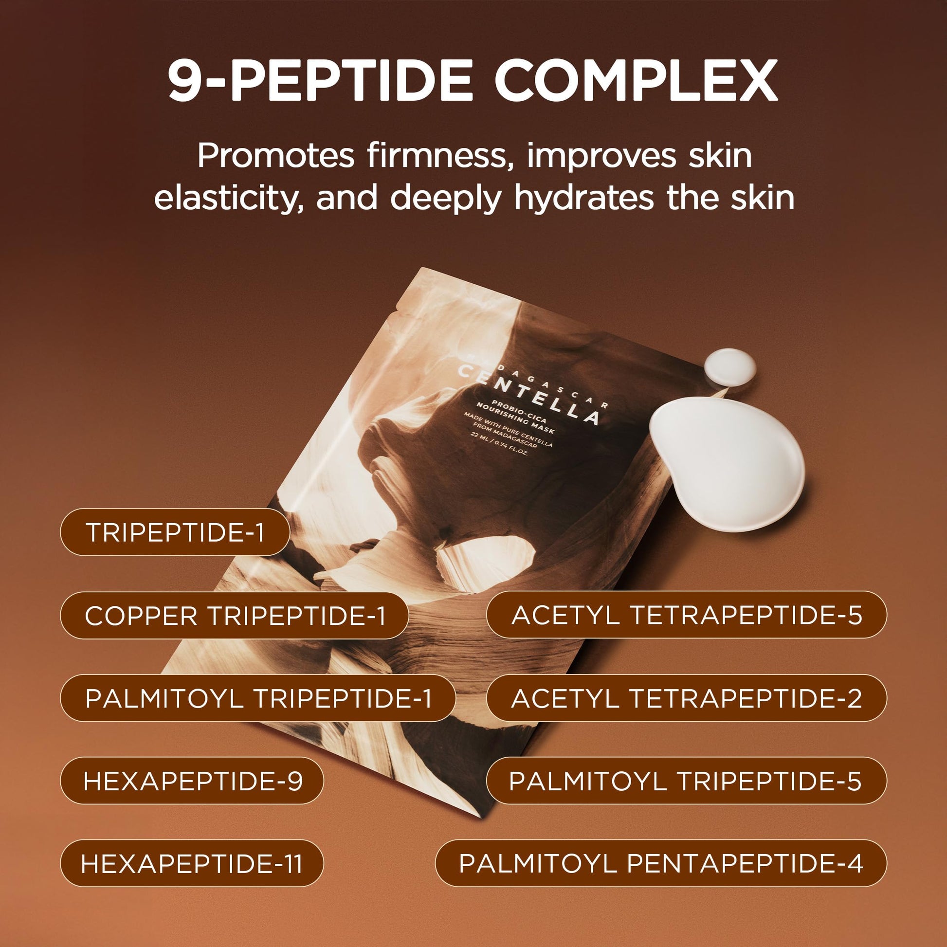 SKIN1004 Madagascar Centella Probio-Cica Nourishing Mask, Face Masks Skincare for Skin Barrier