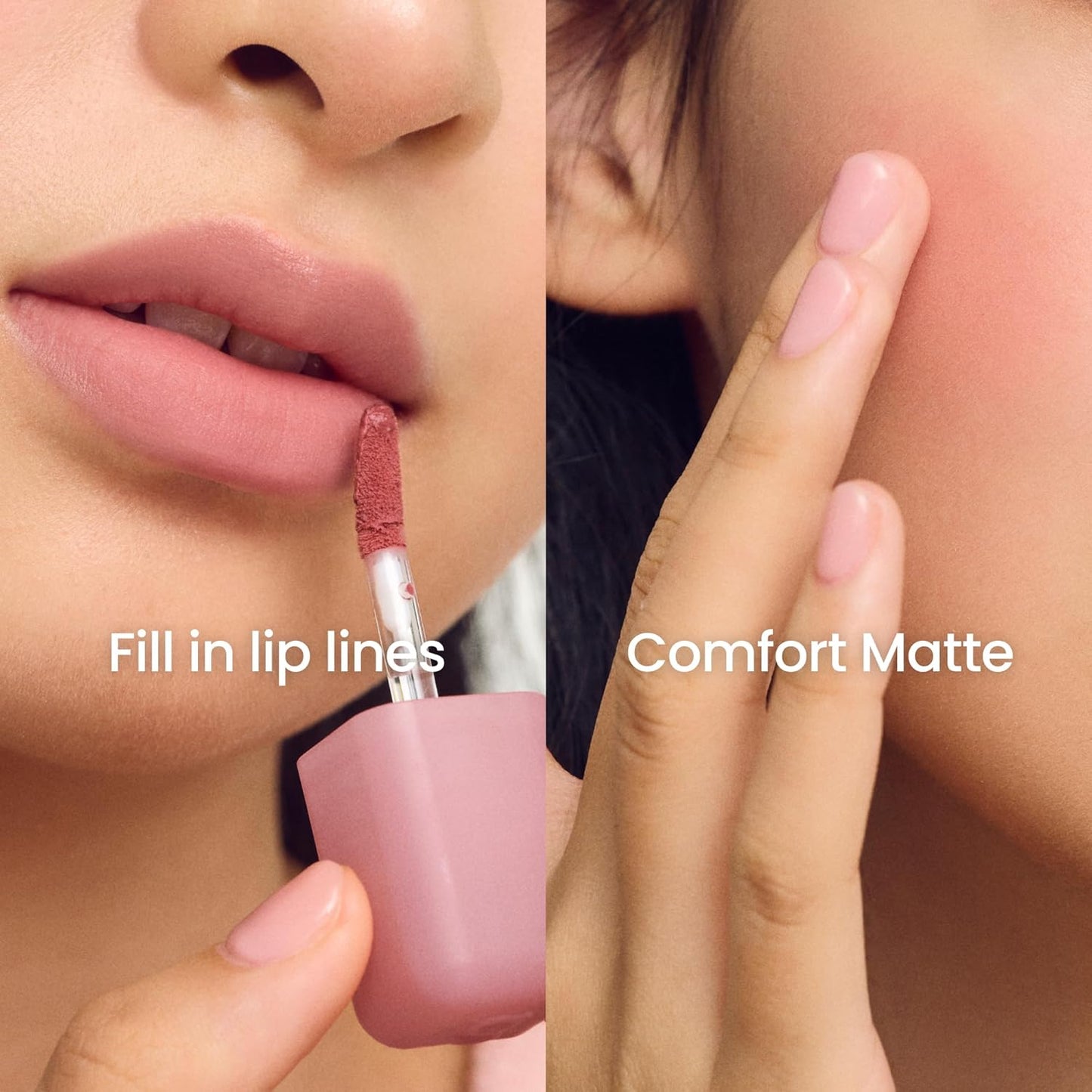 COLORGRAM NUDE BLUR TINT 11 DEEP CHOCOLATE | Soft Velvet Matte Liquid Lipstick & Cheek Tint | Lightweight Blurring Tint for a Smooth & Airbrushed Finish | Long-Lasting & Non-Sticky Formula