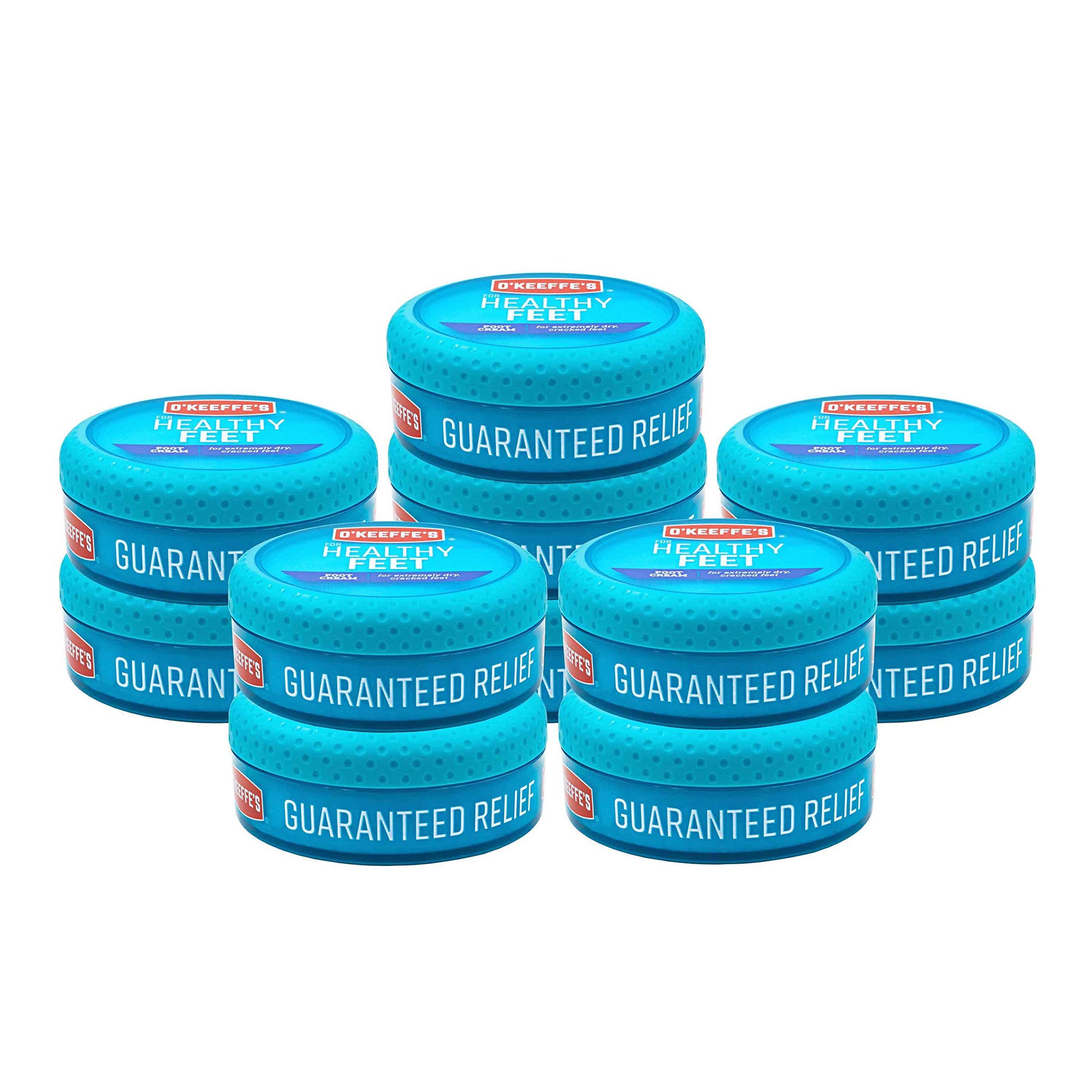 O'Keeffe's K0320001-11 Healthy Feet Foot Cream in Jar (11 Pack), 3.2 oz