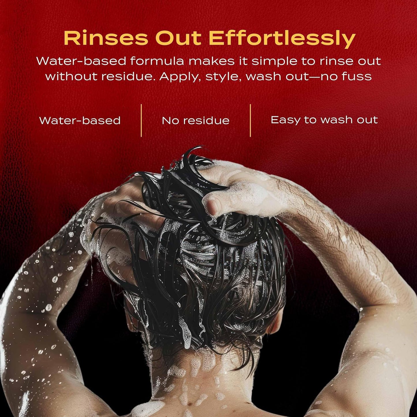 Matte Finish Clay Pomade with Medium Hold & Natural Finish, Lightweight Water-Based Hair Styling Paste for Men, 4 Oz