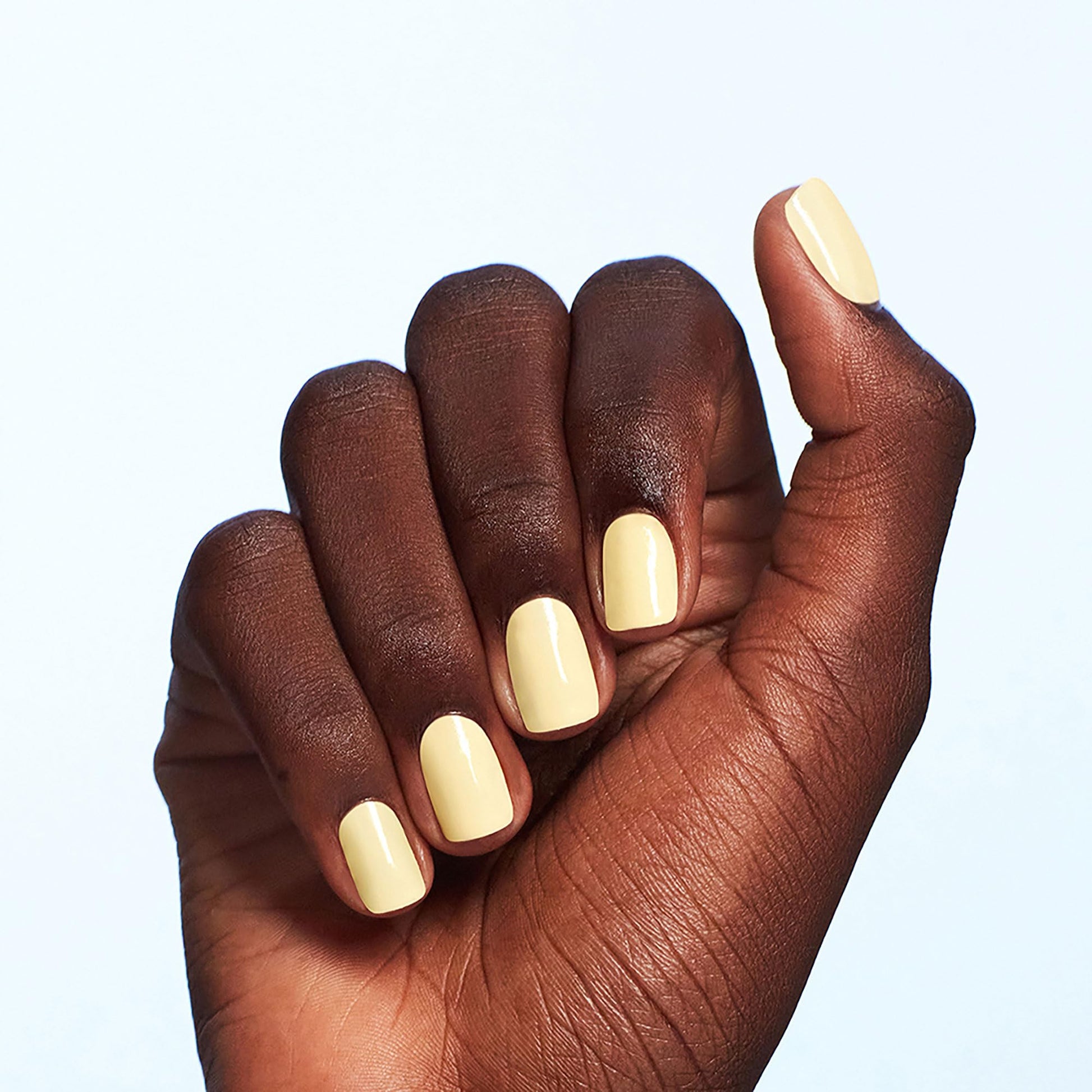 OPI Nail Lacquer Blinded by the Ring Light | Opaque Soft Yellow Nail Polish