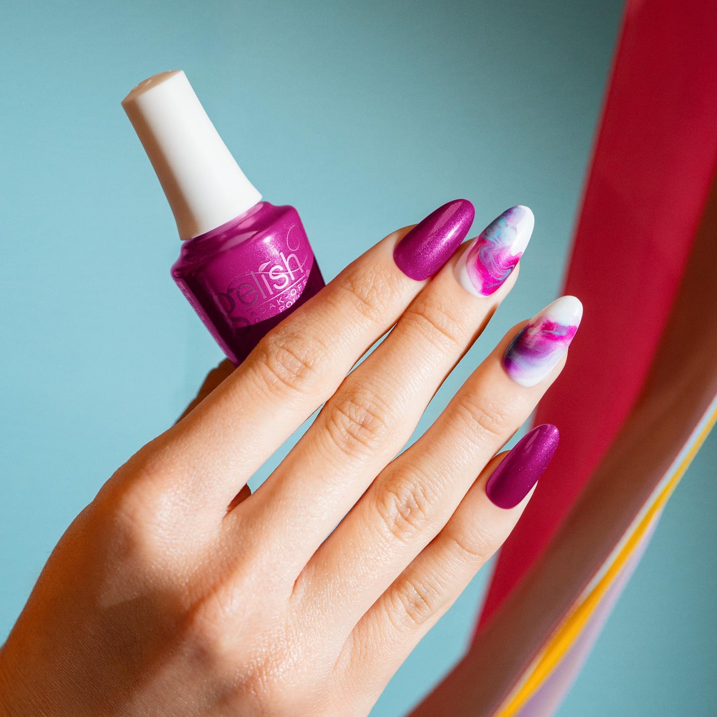 Gelish MINI TPO-Free Long-Lasting Gel Nail Polish I'm From The Fuchsia 9 mL