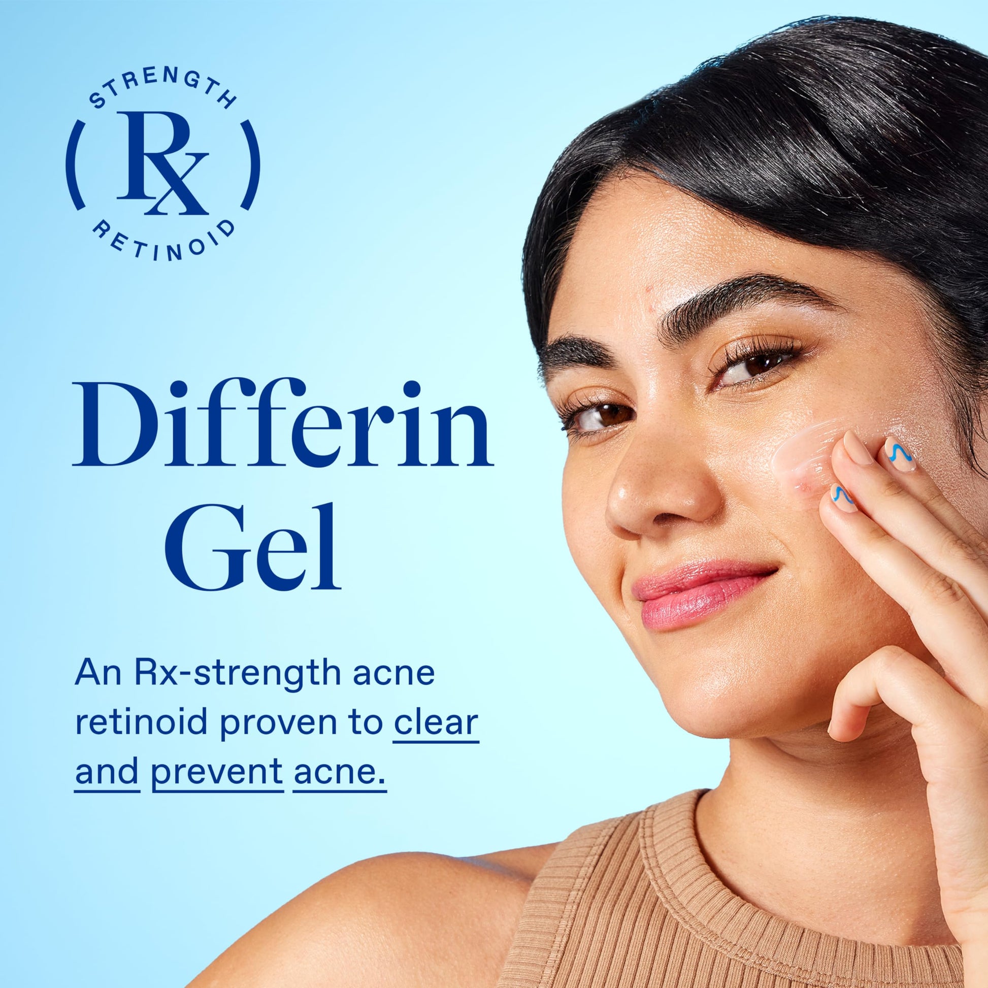 Differin Acne Retinoid Treatment Gel, 0.1% Adapalene, 15g Tube, 2ct