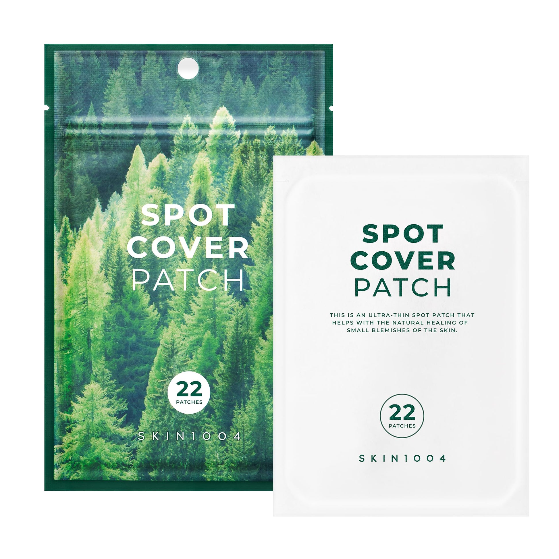 SKIN1004 Tea Trica Spot Cover Patch, Spot Patches for Blemish Prone Skin, Clear Hydrocolloid Pimple