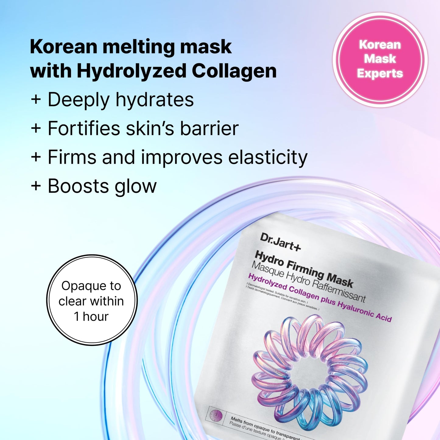 Dr.Jart+ Hydro Firming Korean Face Mask with Collagen and Hyaluronic Acid| Korean Skin Care