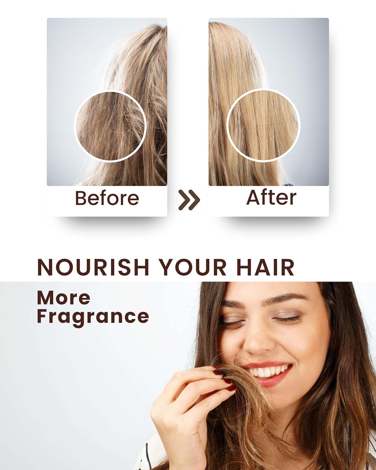 36pcs luxurious Scented Hair Perfume Oil 9 in 1,9 Varied Fragrances,Anti Frizzy,Avocado Oil,Moisturize Dry Damaged Hair,Splash'n Shine,Smoothing, Mini Bottles,Hair Care Set,Smell Good,Gift for Women