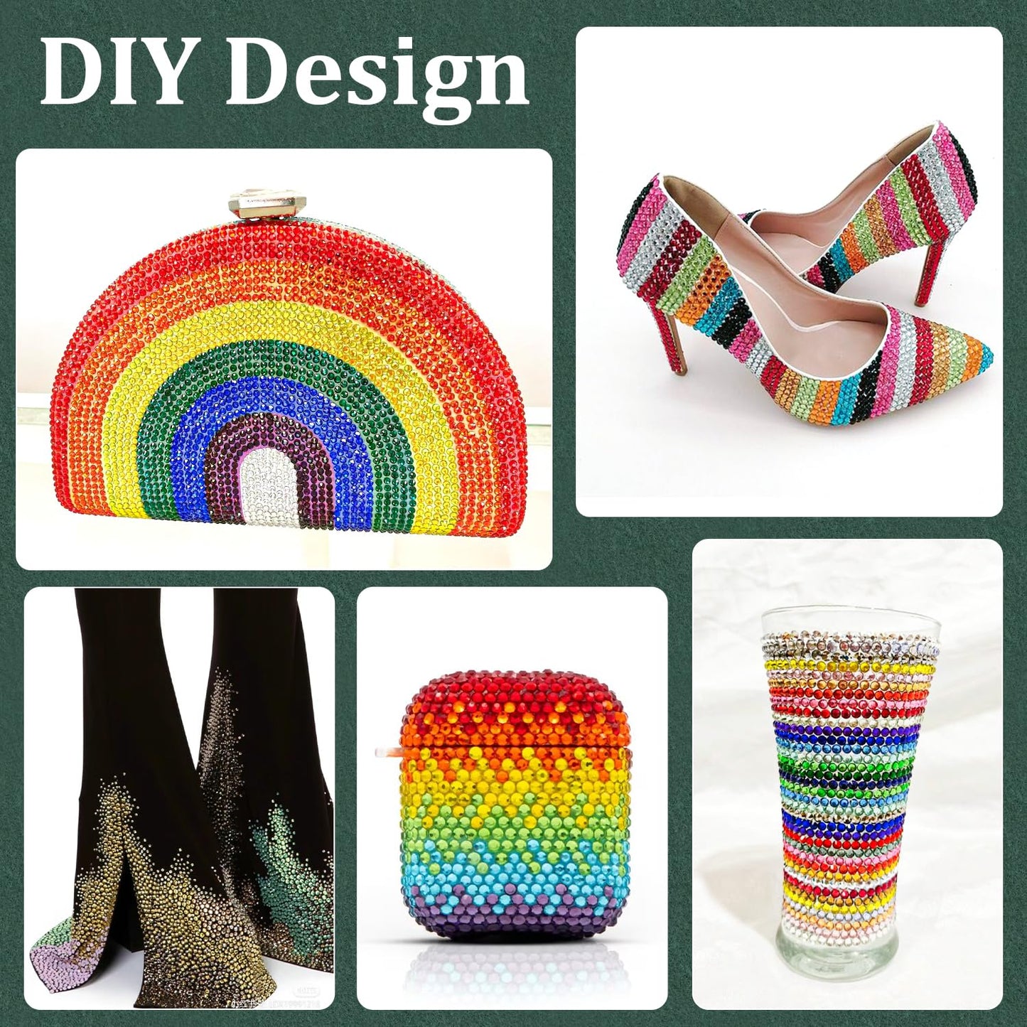 Resin Rhinestones for Crafting with B7000 Jewelry Glue, 1 Box Dark Violet Flatback Crystals with 3Pcs 10ml Glue for Bedazzling Crafts DIY Nail Art Makeup，Non Hotfix Gems for Clothing Shoes