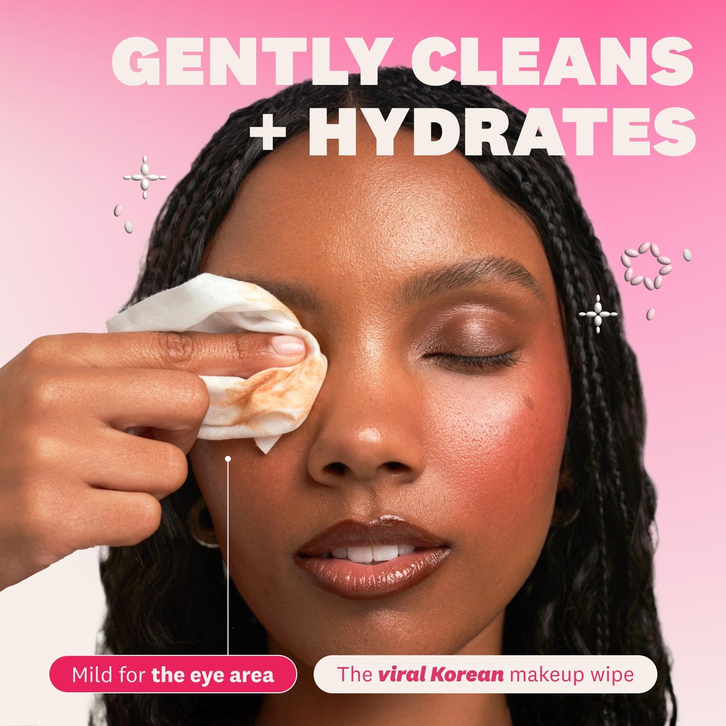 THE FACE SHOP X GLAMZILLA Rice Water Bright Cleansing Wipes On-the-Go Bundle for Face
