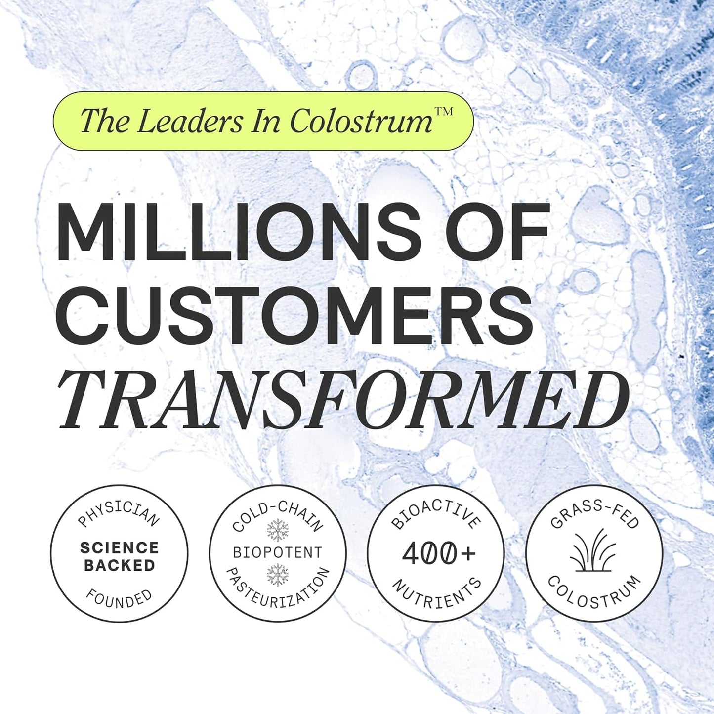 ARMRA Colostrum™ Powder | Unflavored | Gut Health & Bloating | Skin & Hair | Immunity | Keto, Gluten & Fat-Free | 30 Servings