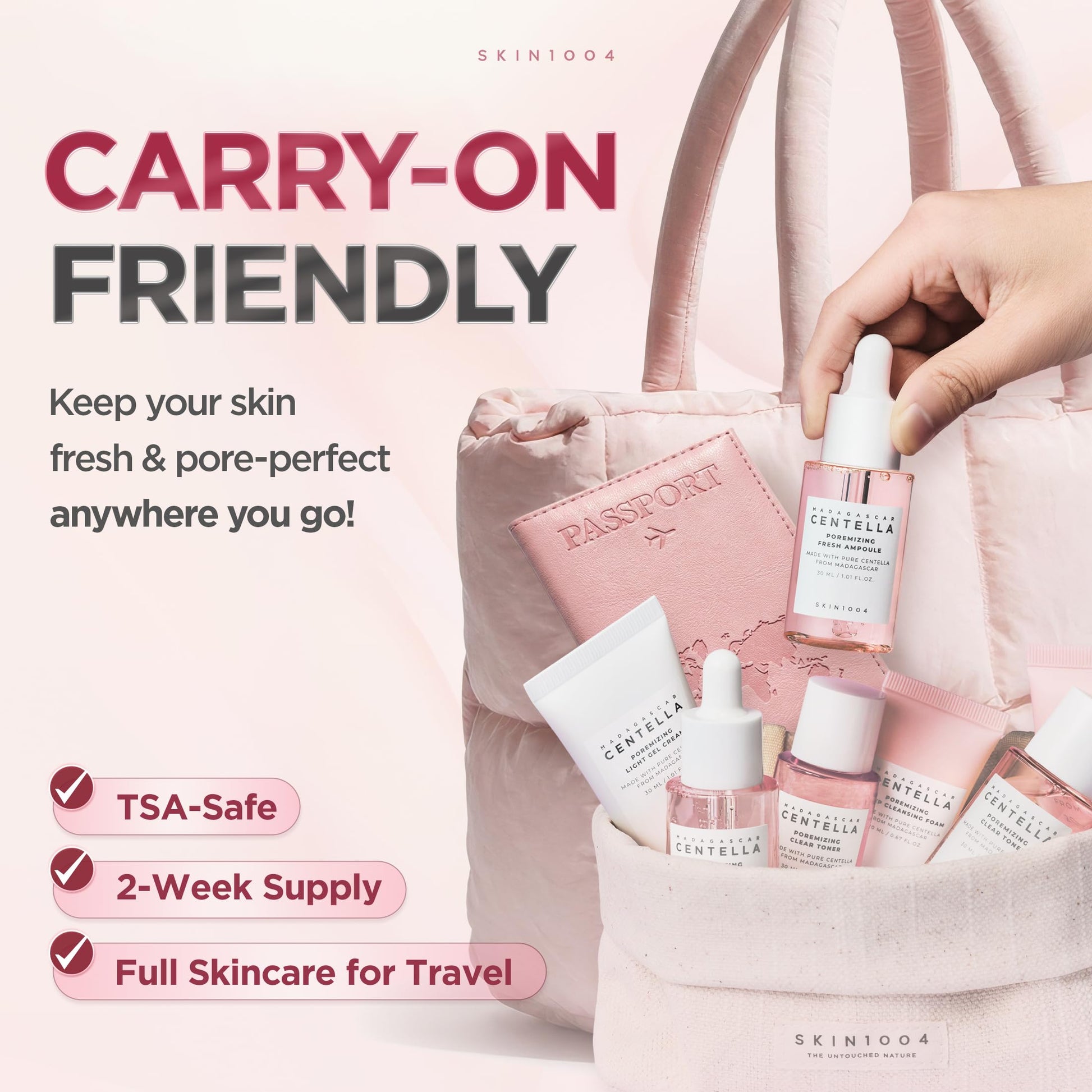 SKIN1004 Madagascar Centella Poremizing Travel Kit