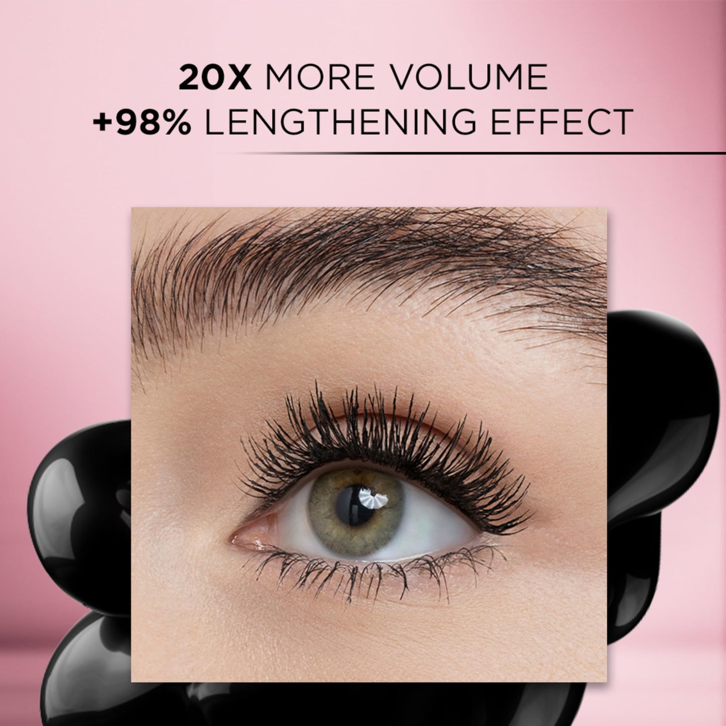 L'Oreal Paris Makeup Voluminous Lash Paradise Mascara, Voluptuous Volume, Intense Length, Feathery