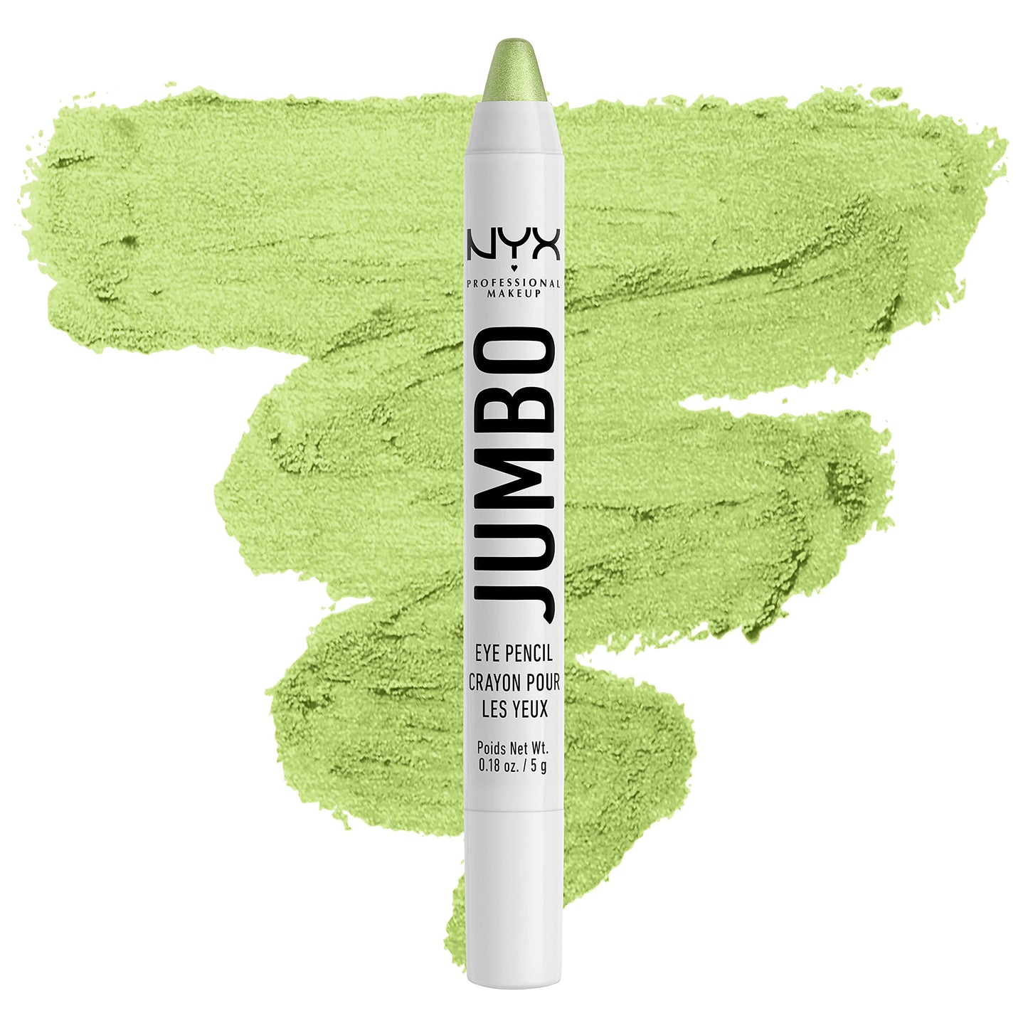 NYX PROFESSIONAL MAKEUP Jumbo Eye Pencil, Blendable Eyeshadow Stick & Eyeliner Pencil - Matcha
