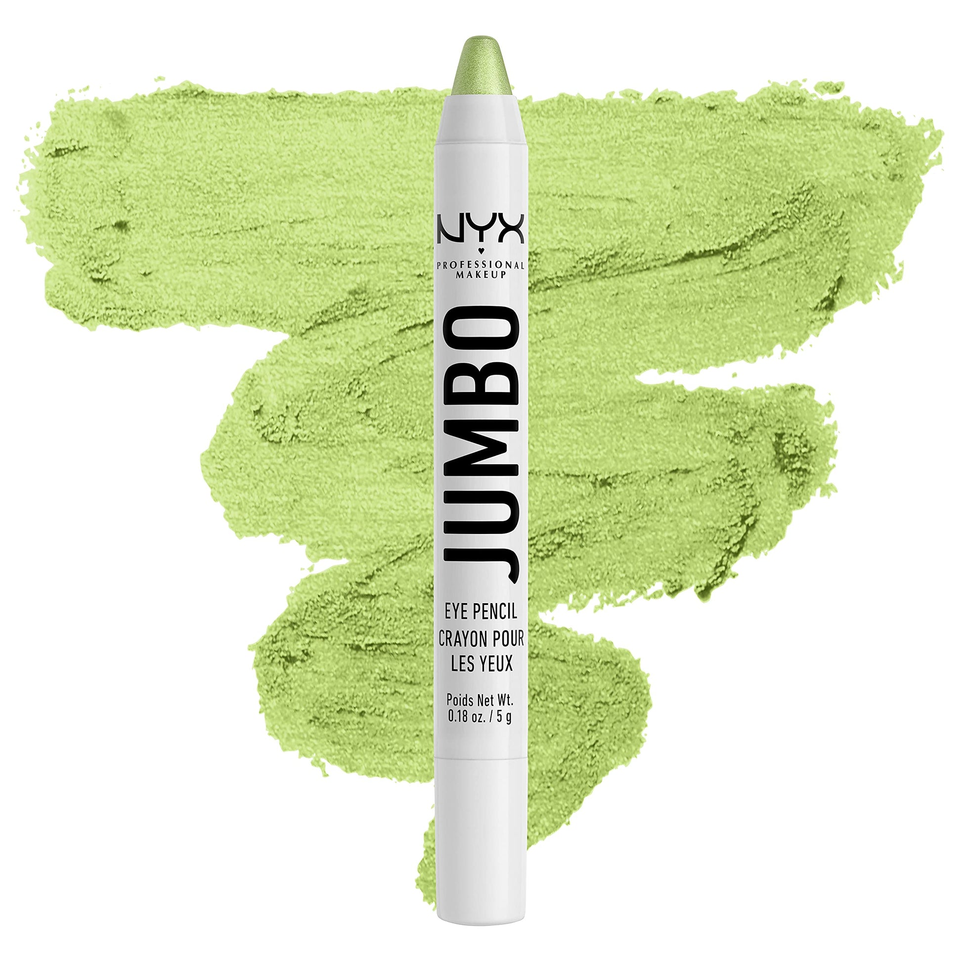 NYX PROFESSIONAL MAKEUP Jumbo Eye Pencil, Blendable Eyeshadow Stick & Eyeliner Pencil - Matcha