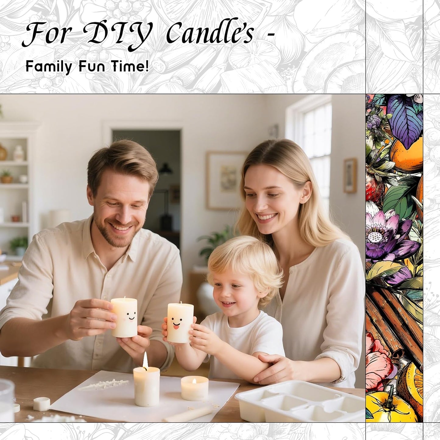 HIQILI Candied Plum Fragrance Oil for Diffuser, Candle & Soap Making, Personal Care Scenting, Gourmand Notes, Long-Lasting Scent - 5.07 Fl Oz