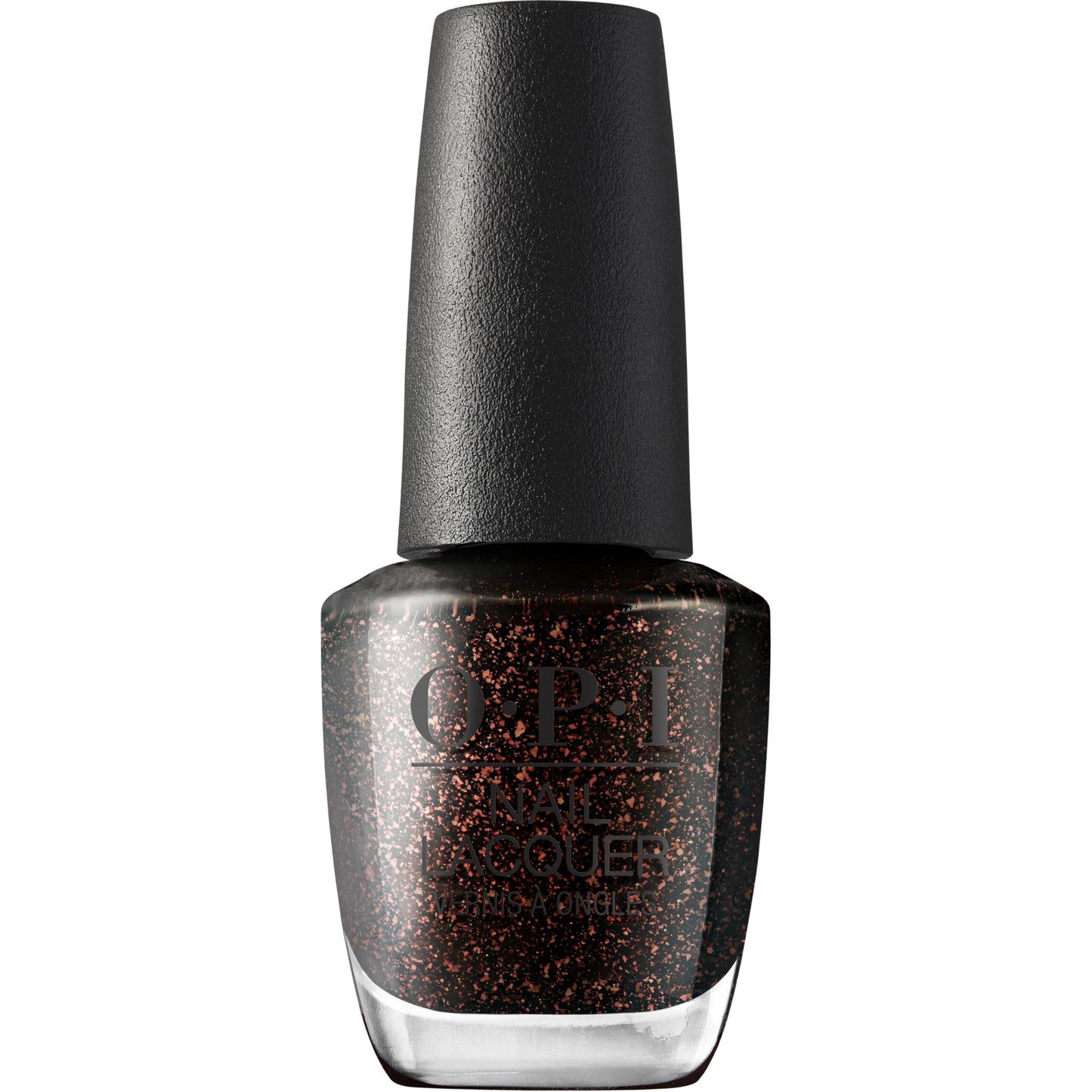 OPI Nail Lacquer Grunge Queen | Semi-Sheer Dark Red-Copper Shimmer Polish