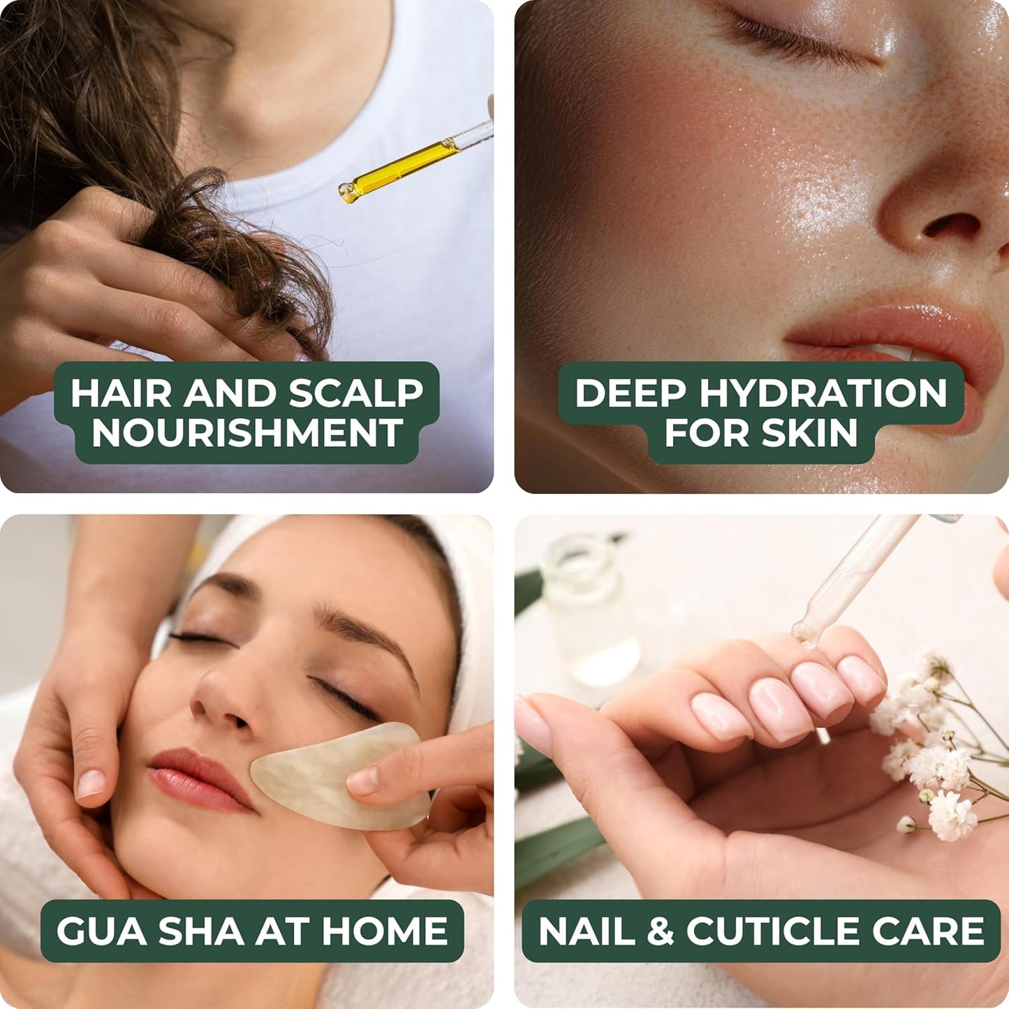 Katz Beauty Miracle Beauty Oil - Hydrating Face Oil with Jojoba, Argan & Marula Oil for Anti-Aging Glow, Non-Comedogenic (Pack of 6)