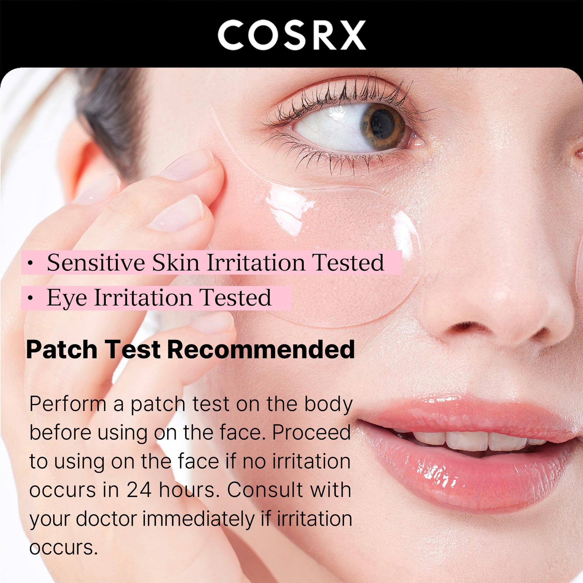 COSRX Limited Pink Edition Pink Peptides Collagen Hydrogel Eye Patch – Valentine’s Day Gifts for