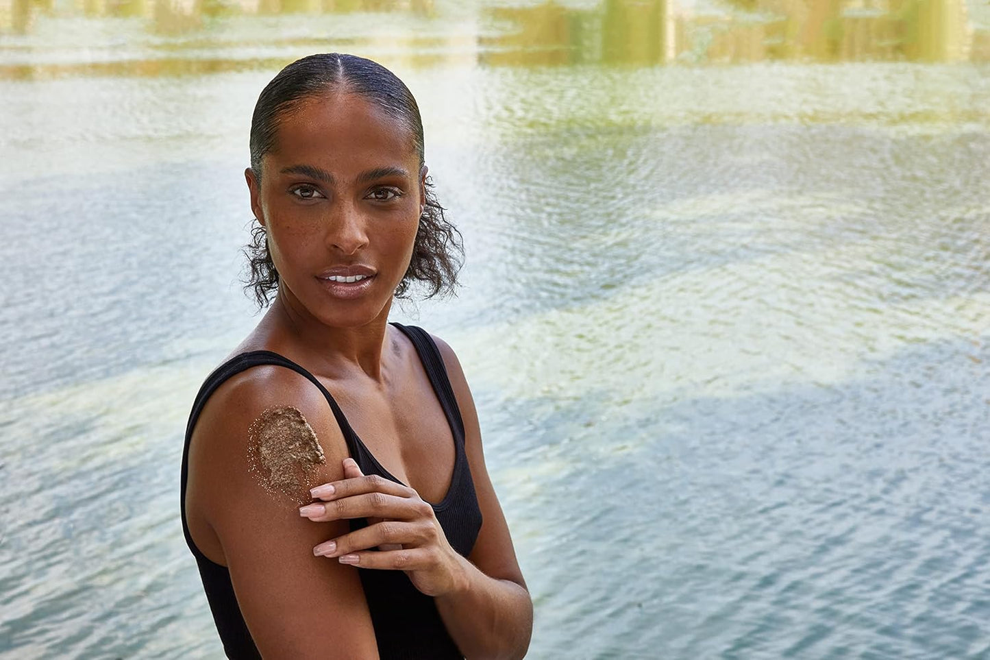 LATHER Coconut Foaming Body Scrub - Gentle Exfoliating & Hydrating Scrub for All Skin Types - Leaves Soft & Smooth Skin - Scrub for the Body, Hands & Feet - 4 Oz Jar