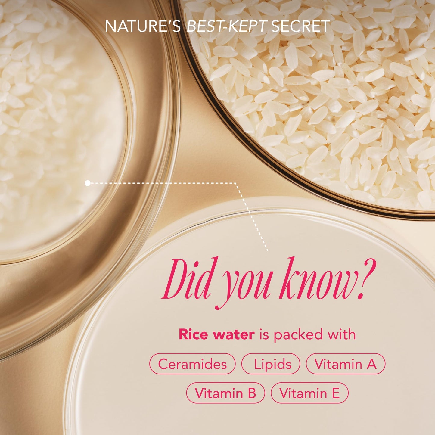 The Face Shop Rice Water Bright Vegan Double Cleanse Trial Set, Travel Size, Foaming Cleanser &