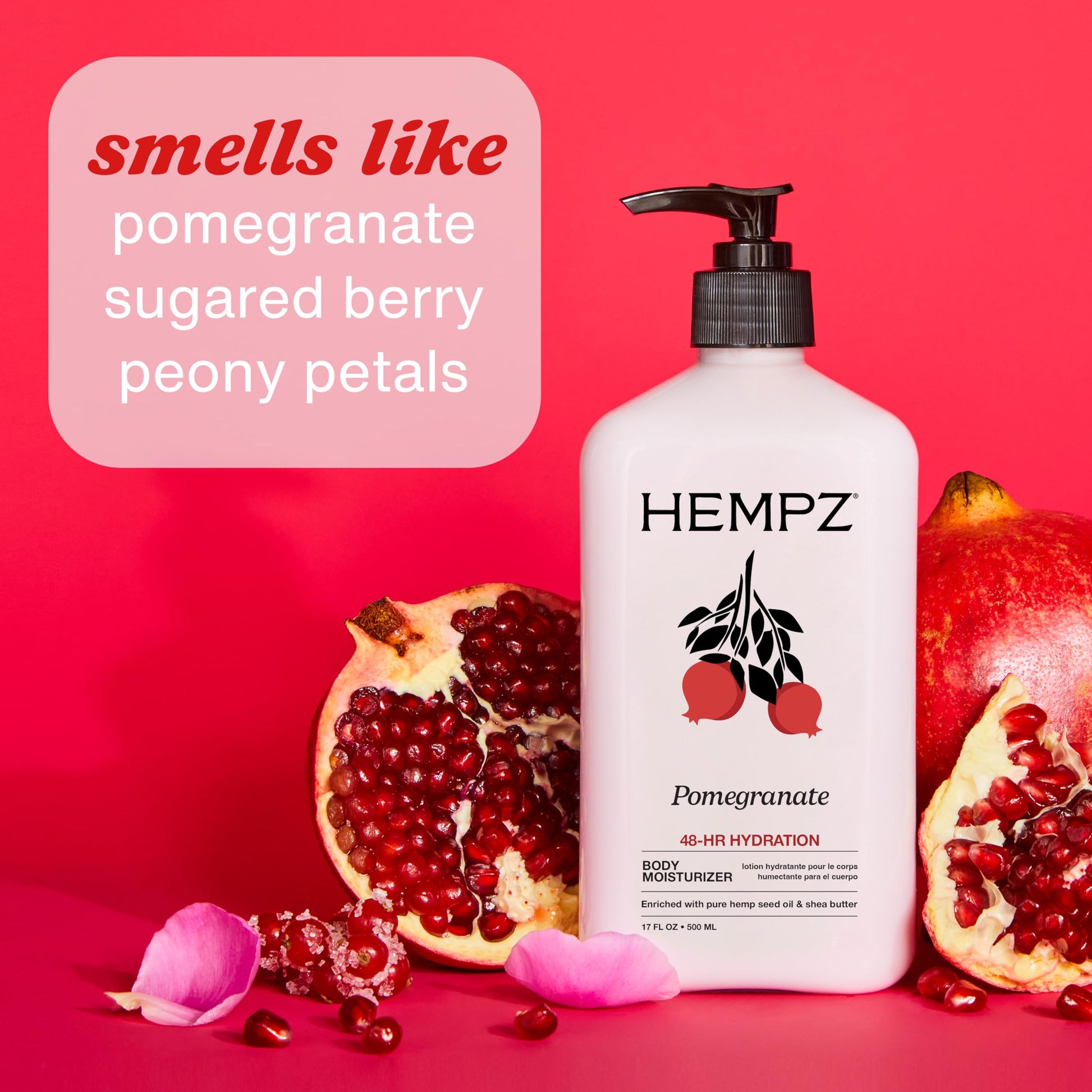 Hempz Pomegranate Bright Citrus Moisturizing Body Lotion - 17 Fl Oz