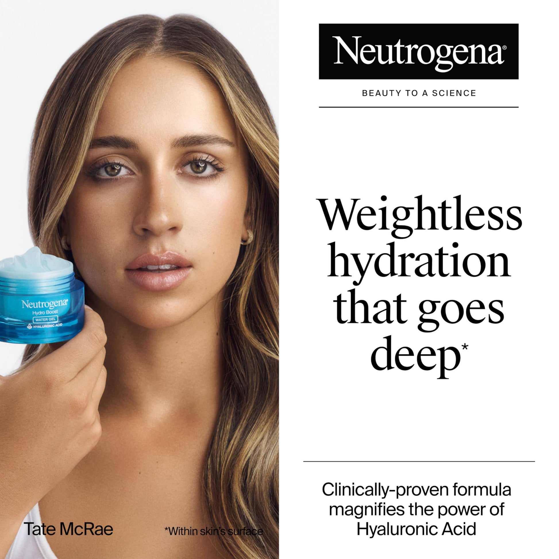 Neutrogena Hydro Boost Water Gel, 24 Hr Hydration for Normal/Oily Skin, Signature Fragrance, Face