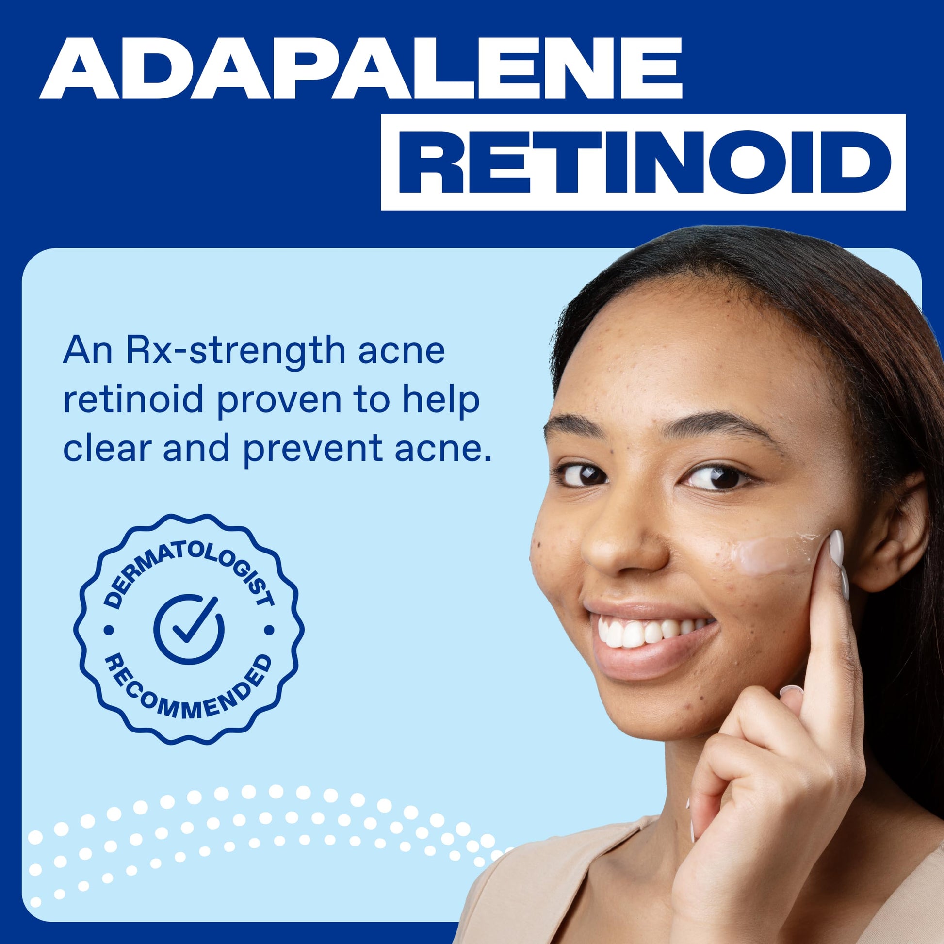 Differin Acne Retinoid Treatment Gel, 0.1% Adapalene, 45g Tube, 2ct