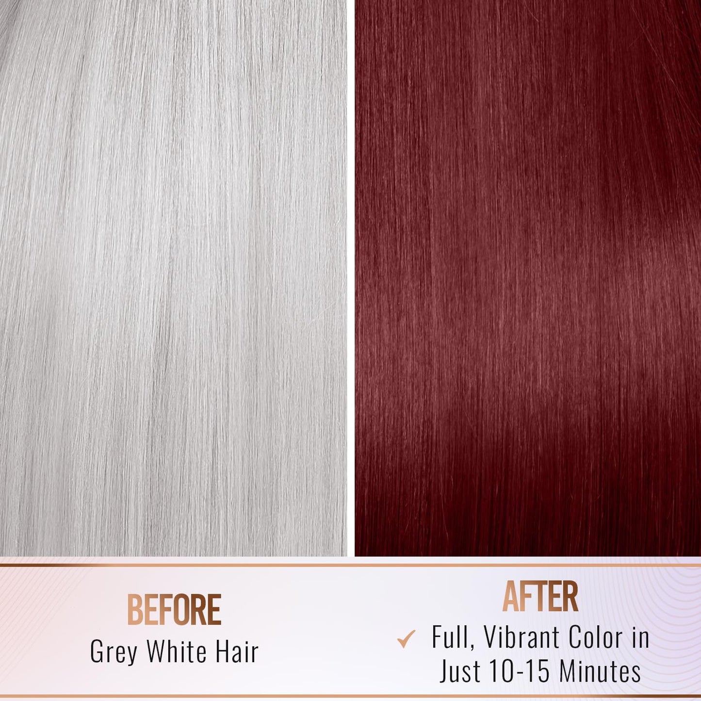 Herbishh Argan Hair Mask Shampoo - Natural Hair Dye for Gray Hair - Long-Lasting Color in Minutes - Travel Size - Ammonia-Free - 10+1 Pack (Grape Red)