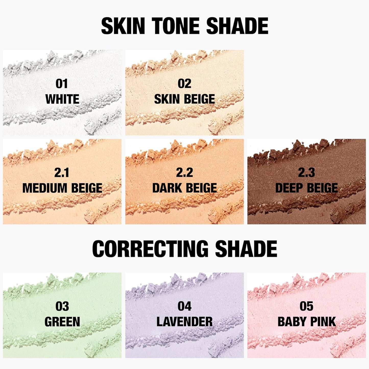 TFIT Translucent Set Finishing Powder - Sebum Control Face Loose Powder, Matte & Silky Finish, Lightweight, Long-lasting, Korean Makeup Setting Powder (2.1 Medium Beige, 0.24 Oz.)