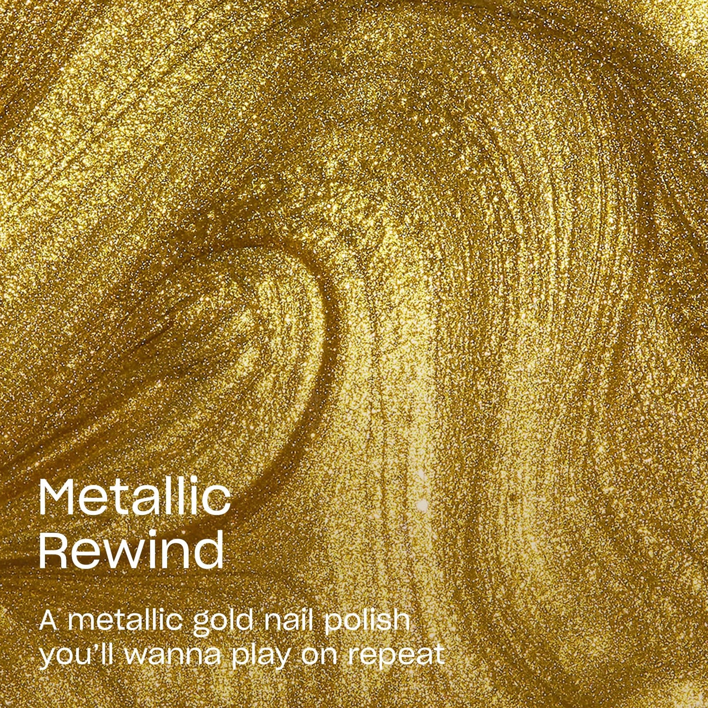 OPI Nail Lacquer Metallic Rewind | Opaque Bright Gold Metallic Nail Polish