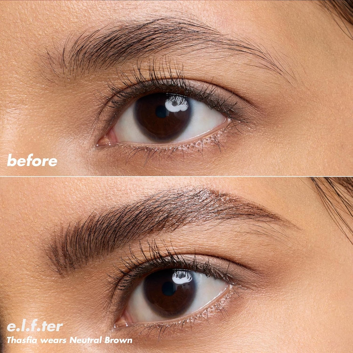 e.l.f. Holy Strokes Micro-Fine Brow Pen, Liquid Waterproof Eyebrow Makeup For Detailing & Adding Dimension, Vegan & Cruelty-Free, Neutral Brown