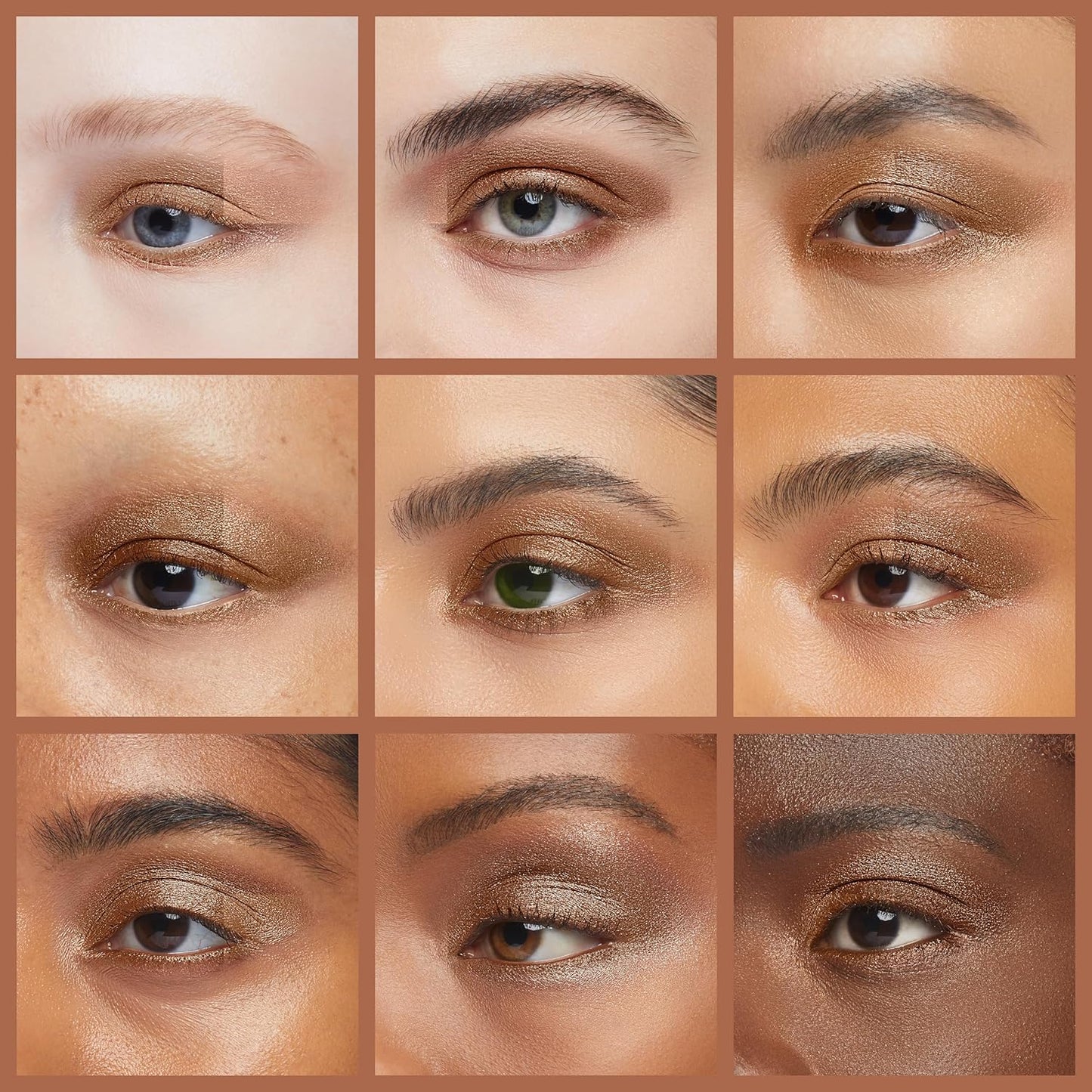 Copper Penny Tan Matte Semi Shimmering Opaque Pressed Powder Single Vegan Eyeshadow; Talc, Paraben & Cruelty Free