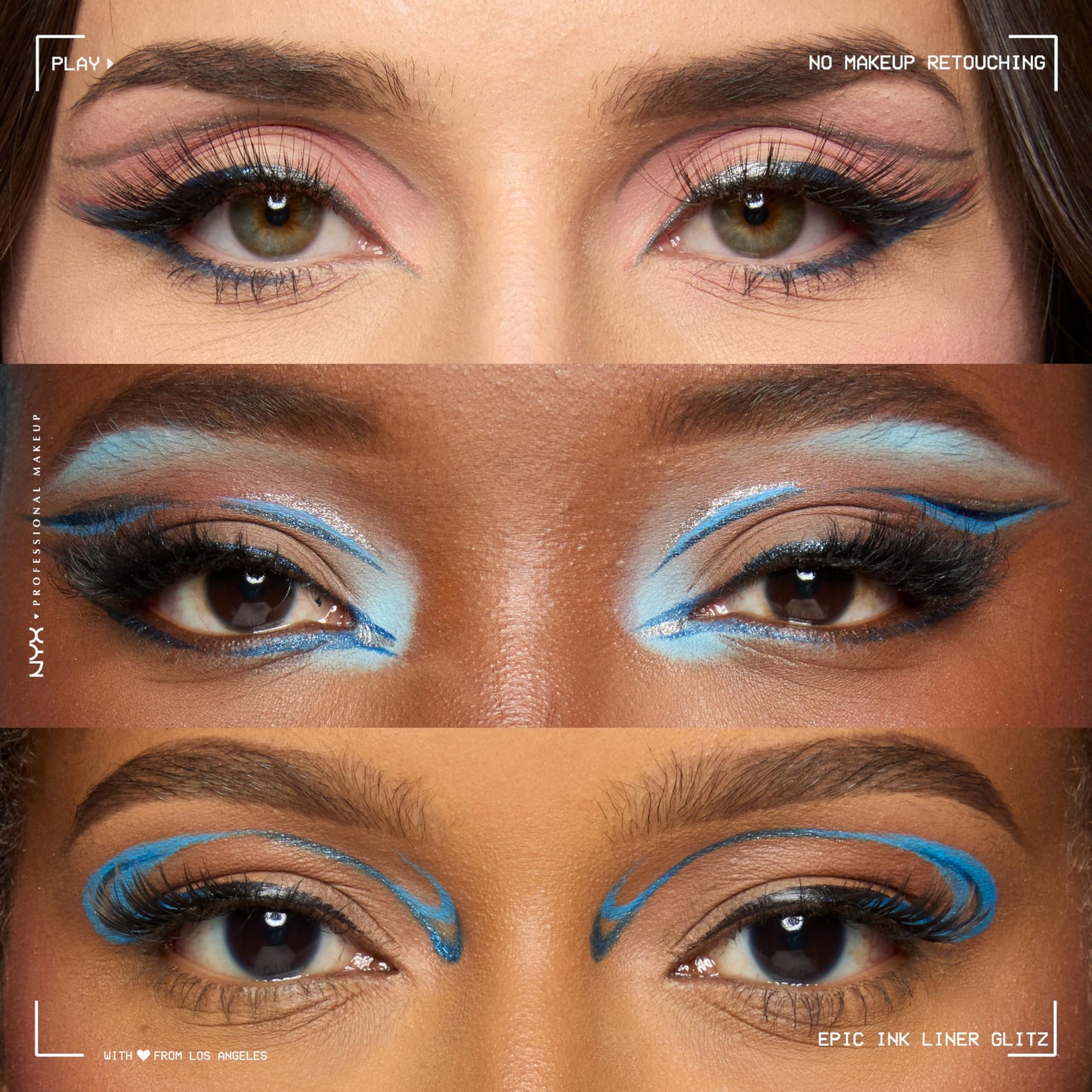 NYX PROFESSIONAL MAKEUP Epic Ink Eyeliner, Up To 24HR Wear, Mid Night Rise