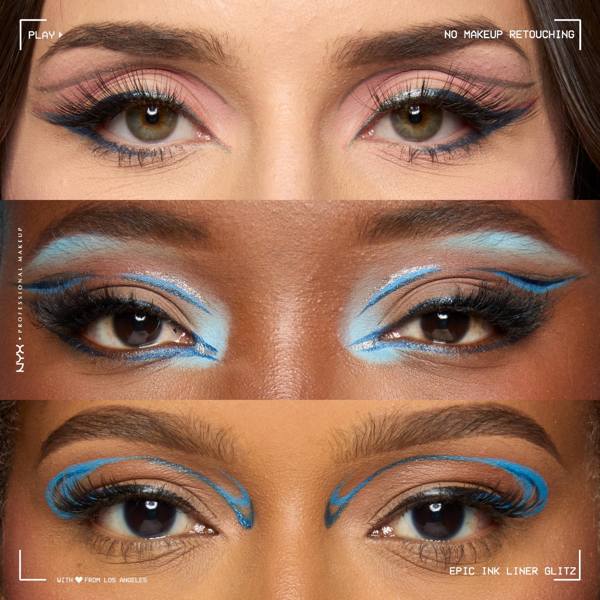 NYX PROFESSIONAL MAKEUP Epic Ink Eyeliner, Up To 24HR Wear, Mid Night Rise